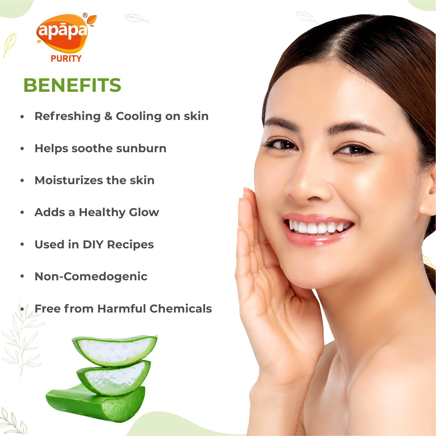 Apapa Face Aloevera Gel 200gm