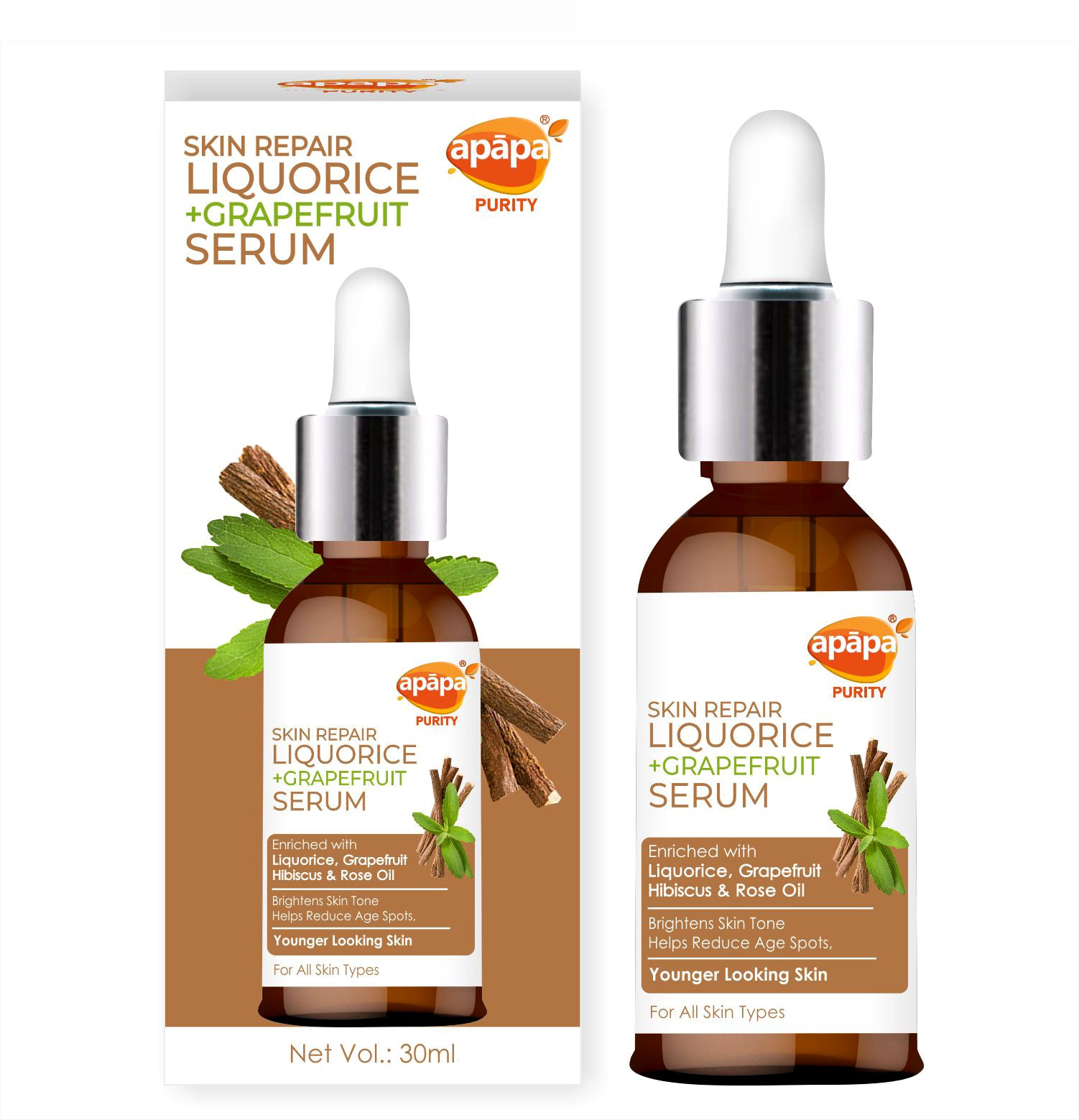 APĀPA Skin Repair Licorice + Grapefruit Serum