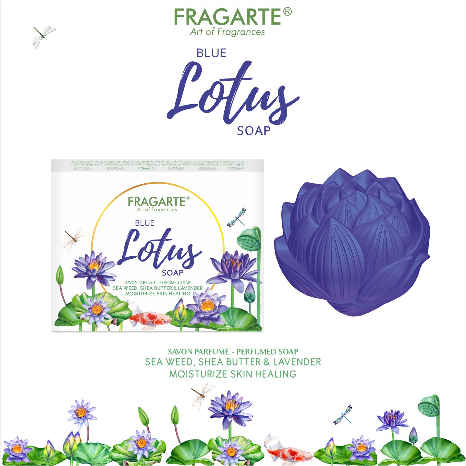 Fragarte Blue Lotus Soap