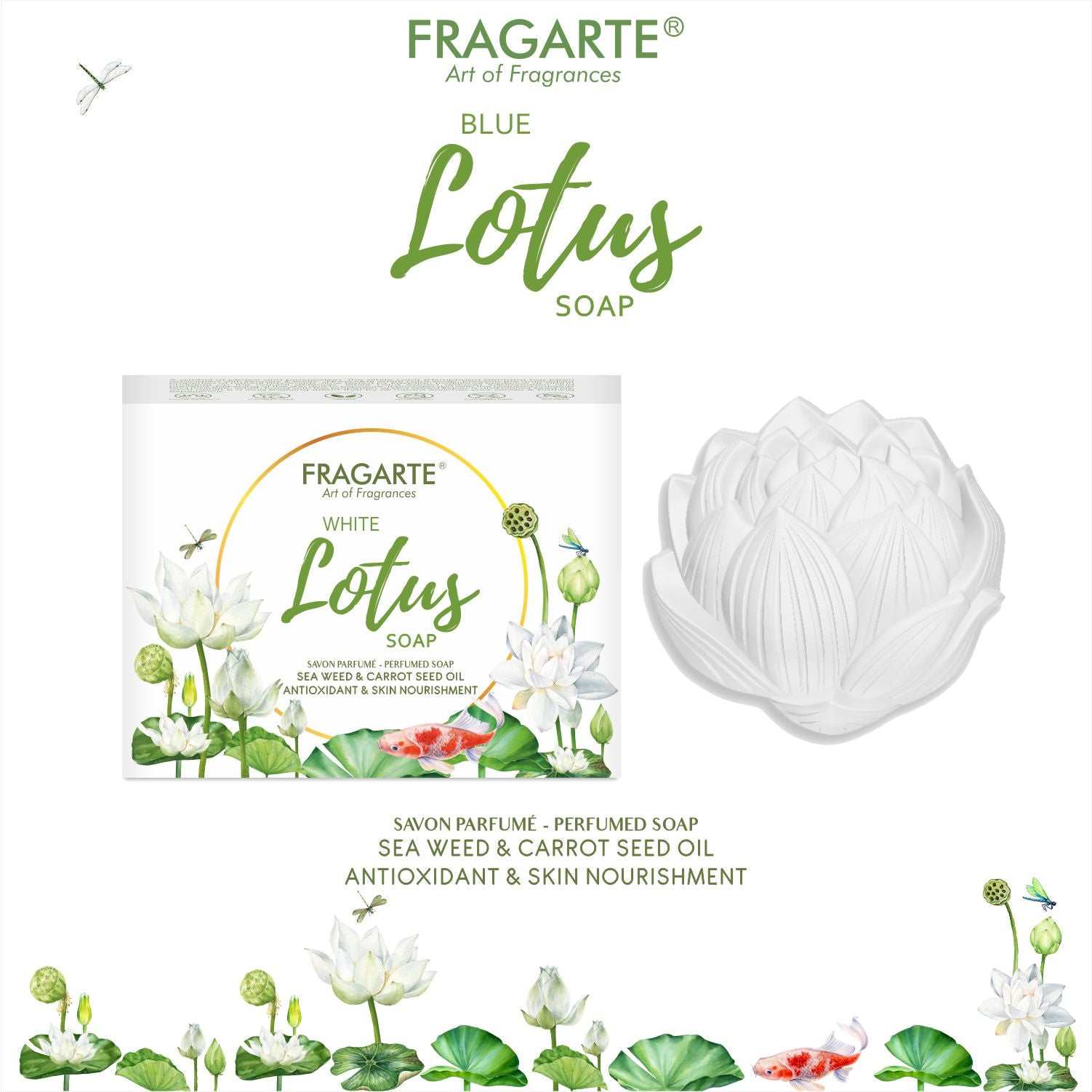 Fragarte White  Lotus Soap