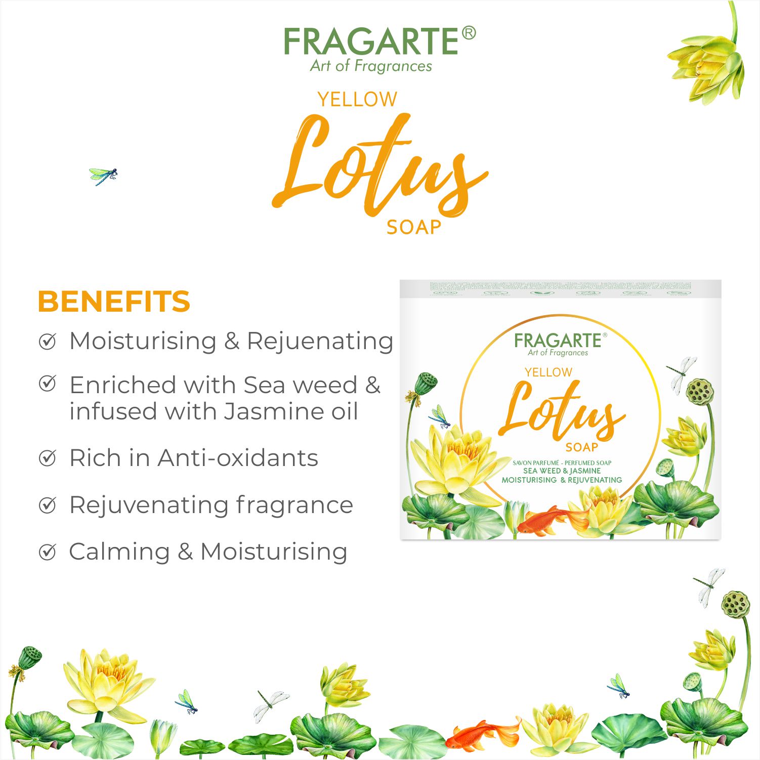 Fragarte Yellow Lotus Soap