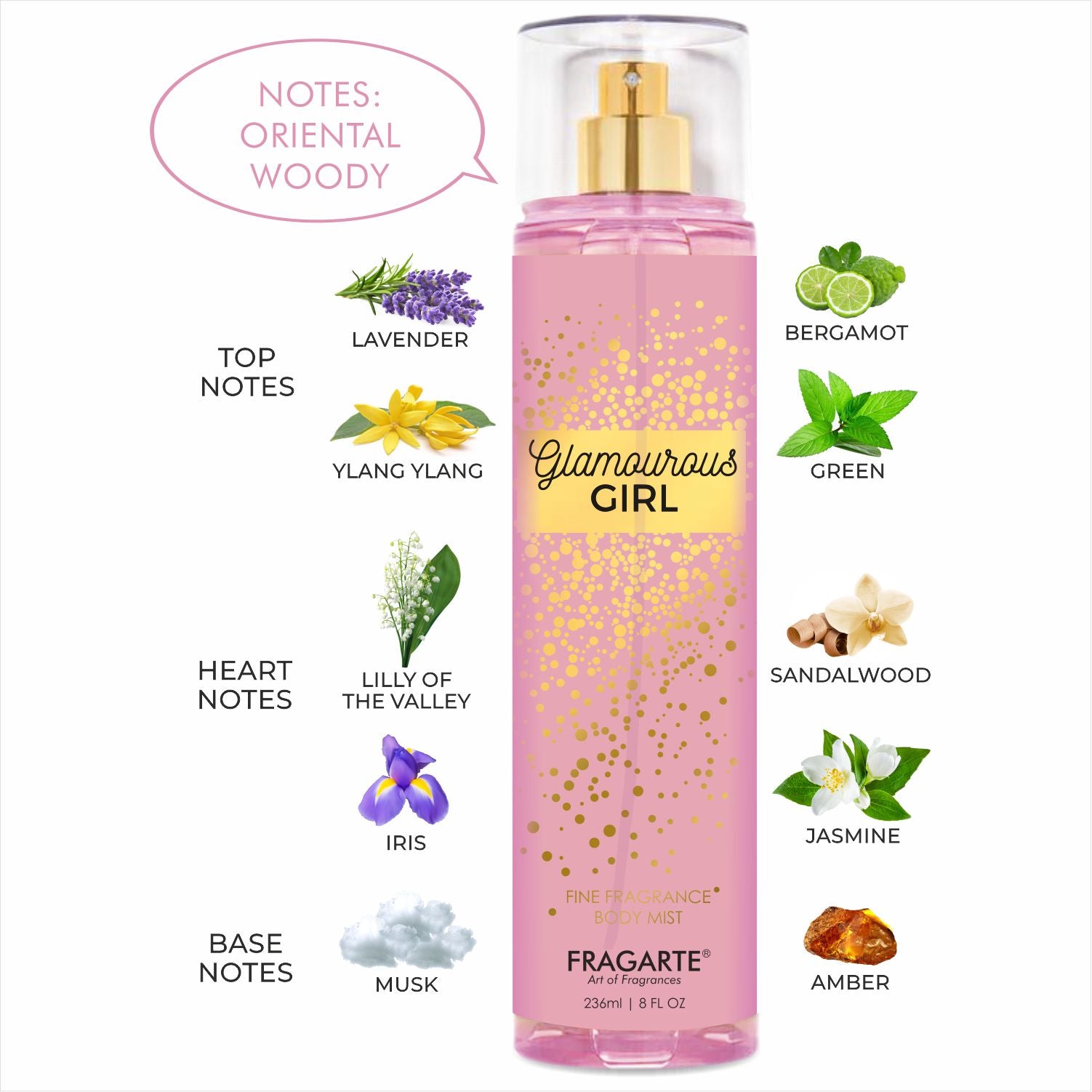 Fragarte Body Mist Glamourous Girl