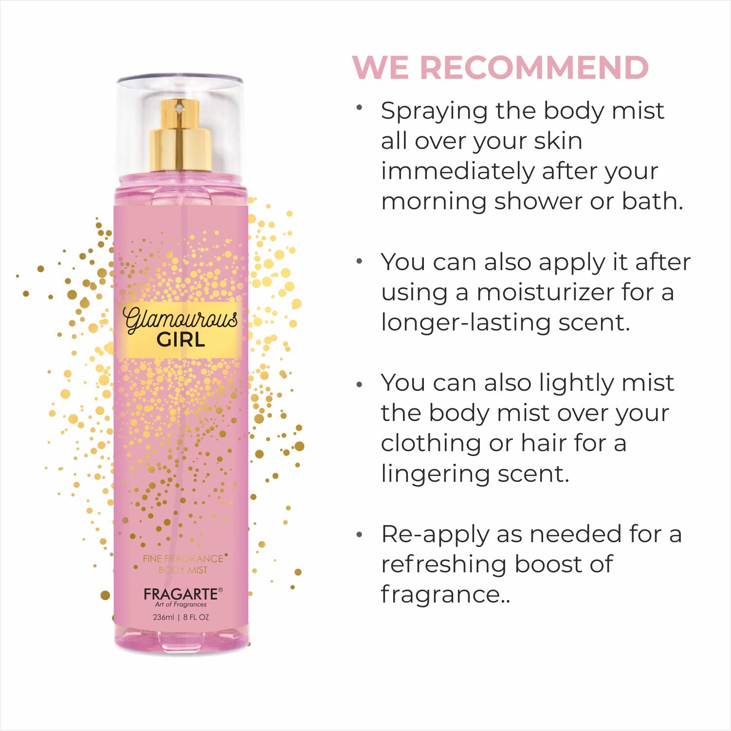 Fragarte Body Mist Glamourous Girl