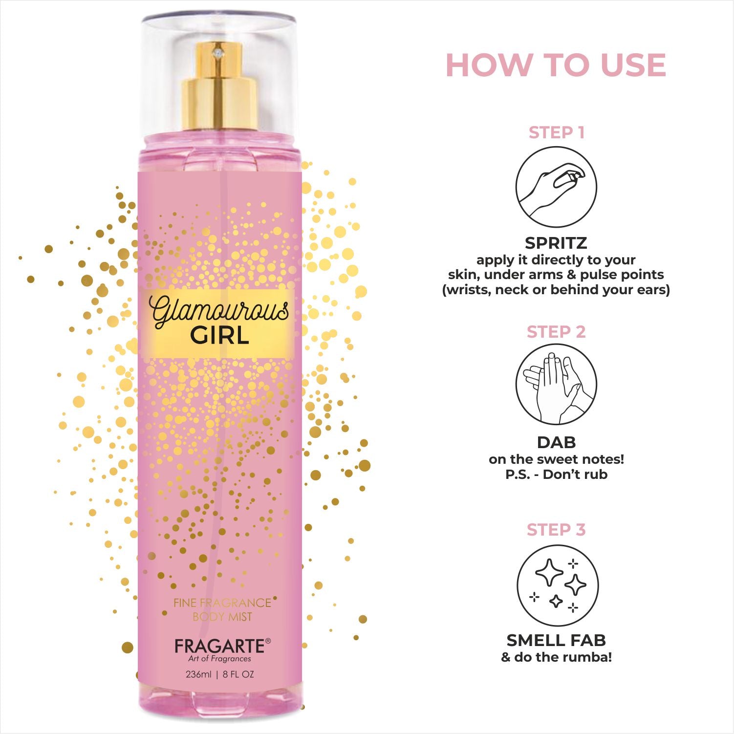 Fragarte Body Mist Glamourous Girl