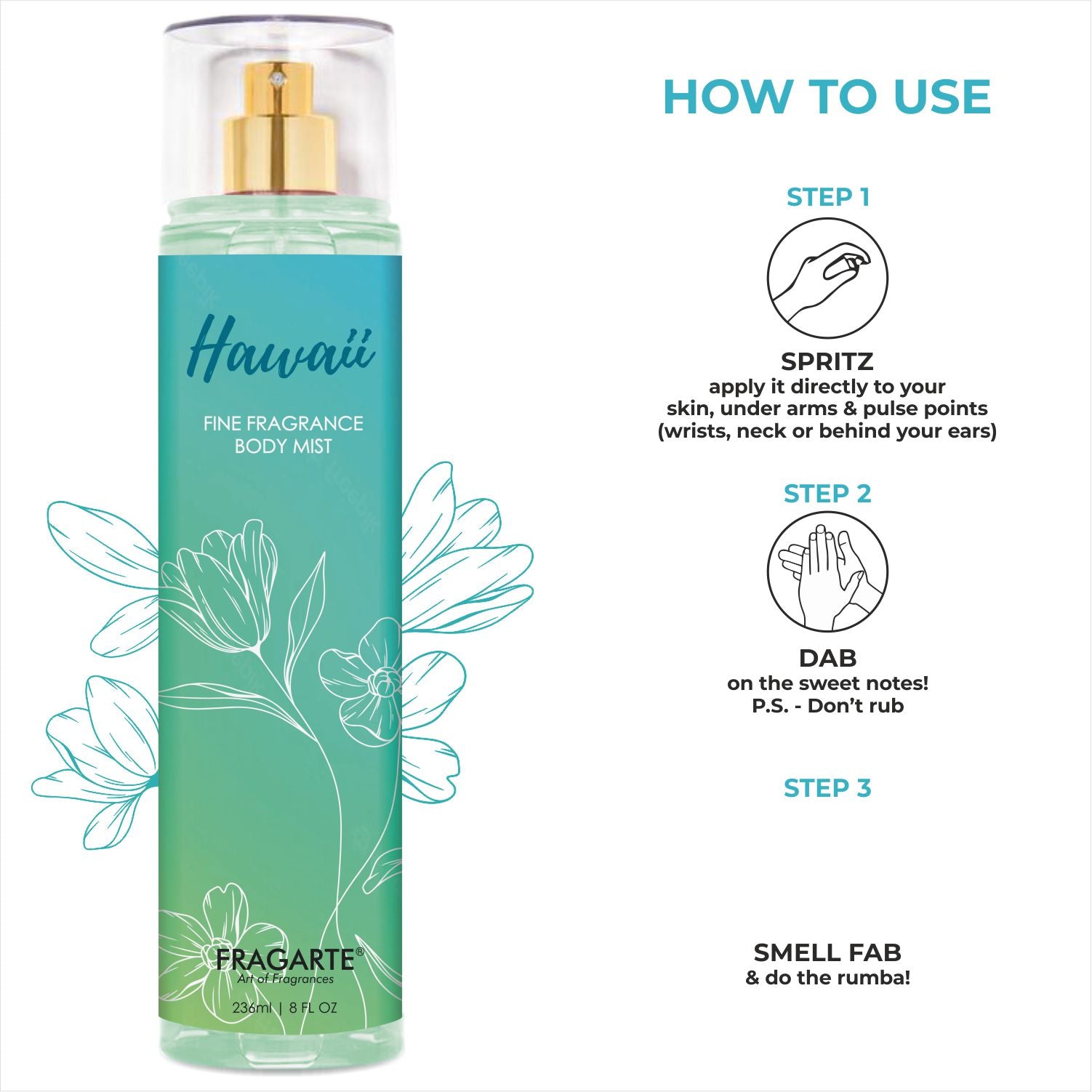 Fragarte Body Mist Hawaii