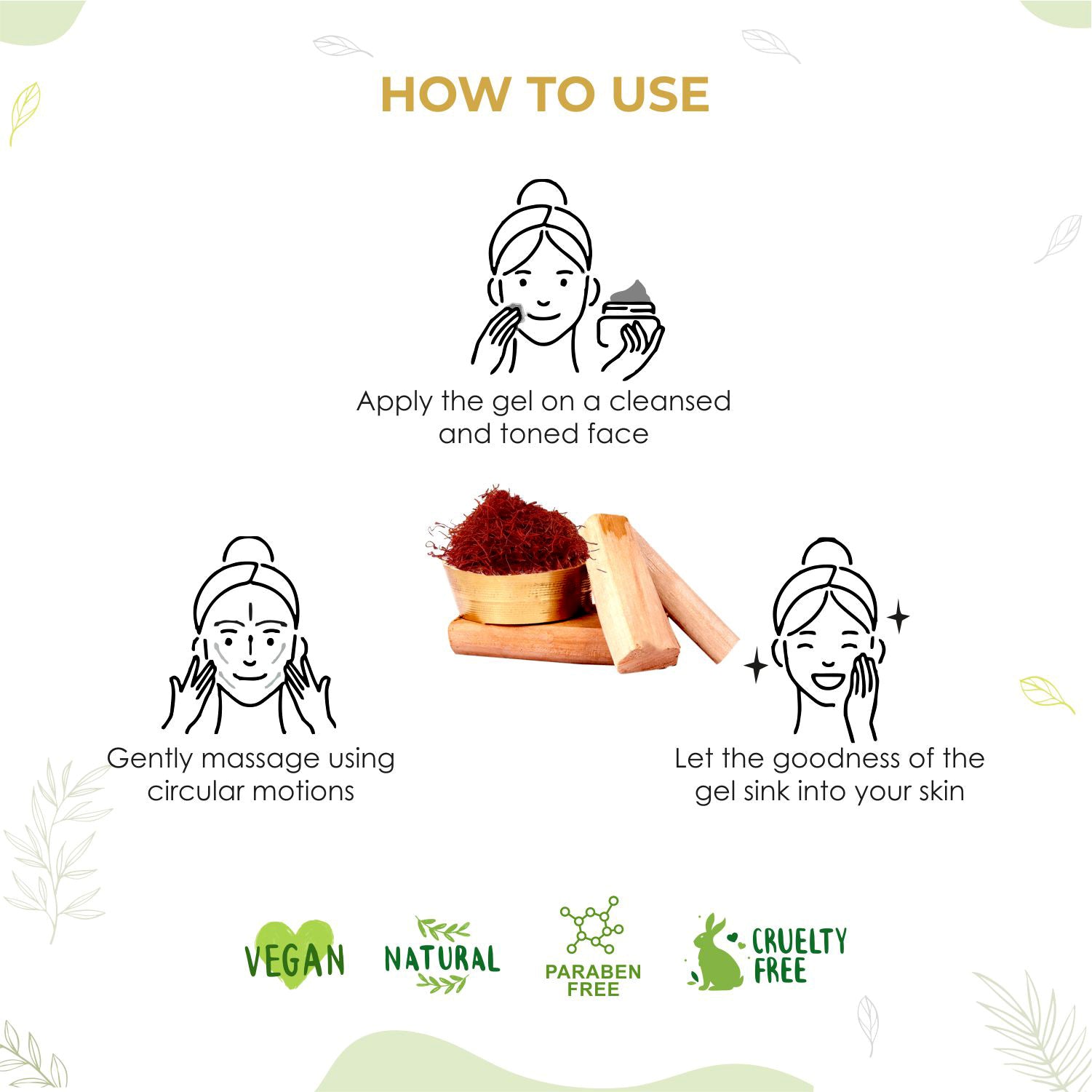 Apapa Kesar Chandan Face Gel 200gm