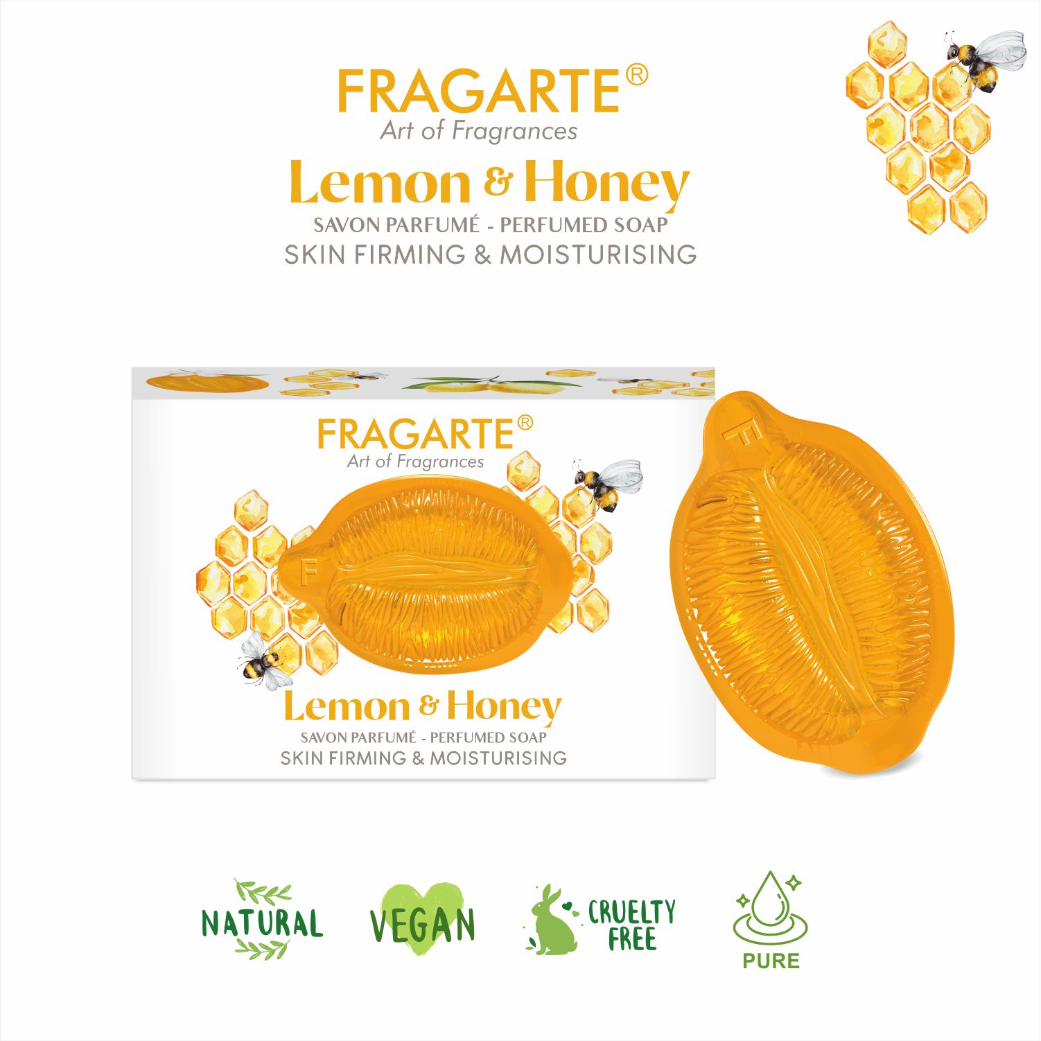 Fragarte Lemon  & Honey Soap