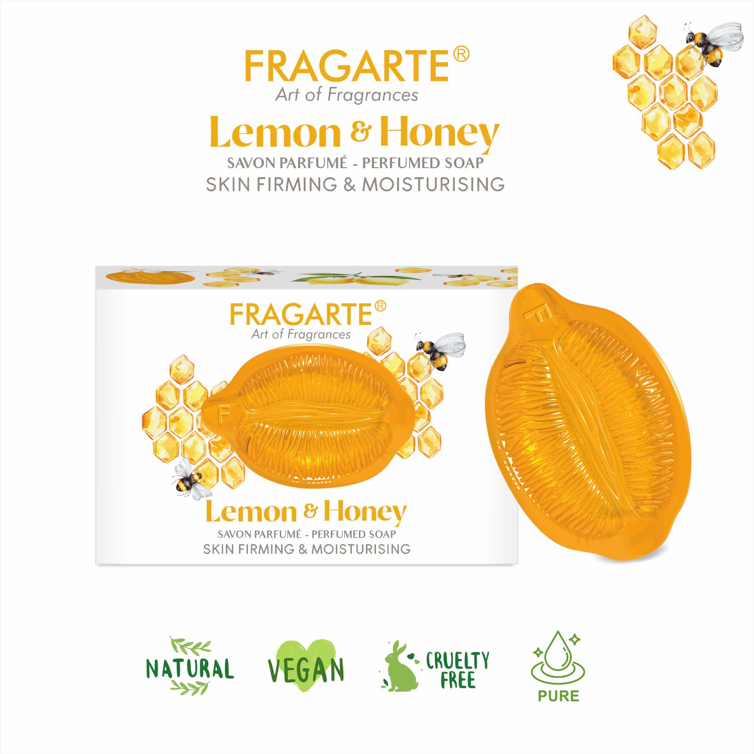 Fragarte Lemon & Honey Soap