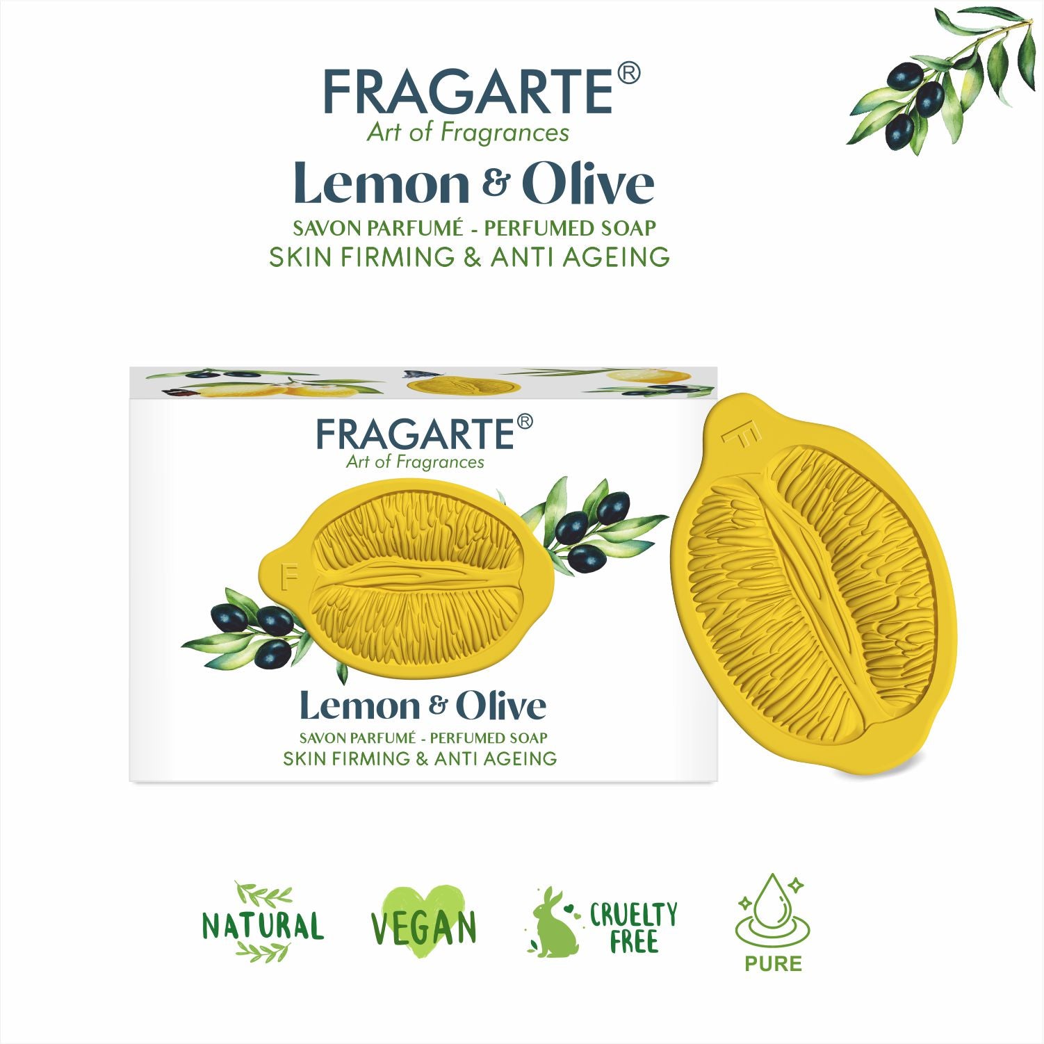 Fragarte Lemon & Olive Soap