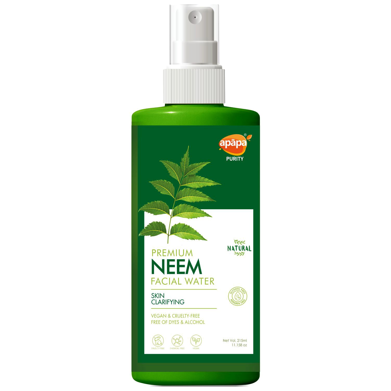 APĀPA Premium Facial Water Neem 215ml