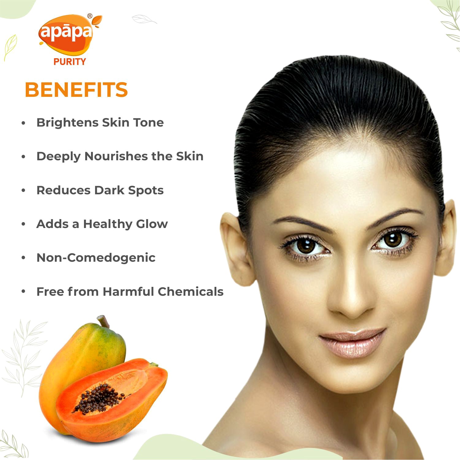 Apapa Face Papaya Gel 200gm
