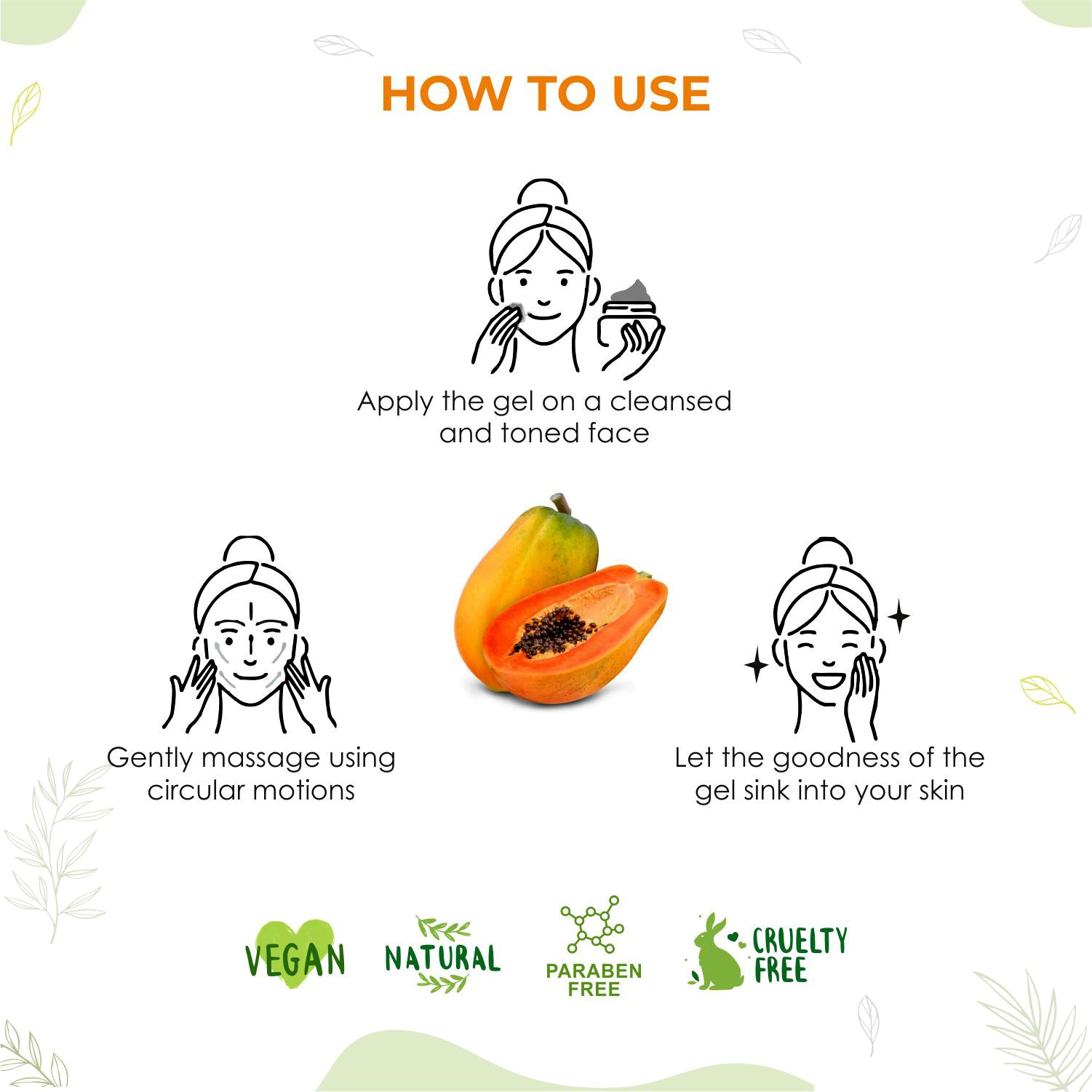 Apapa Face Papaya Gel 200gm