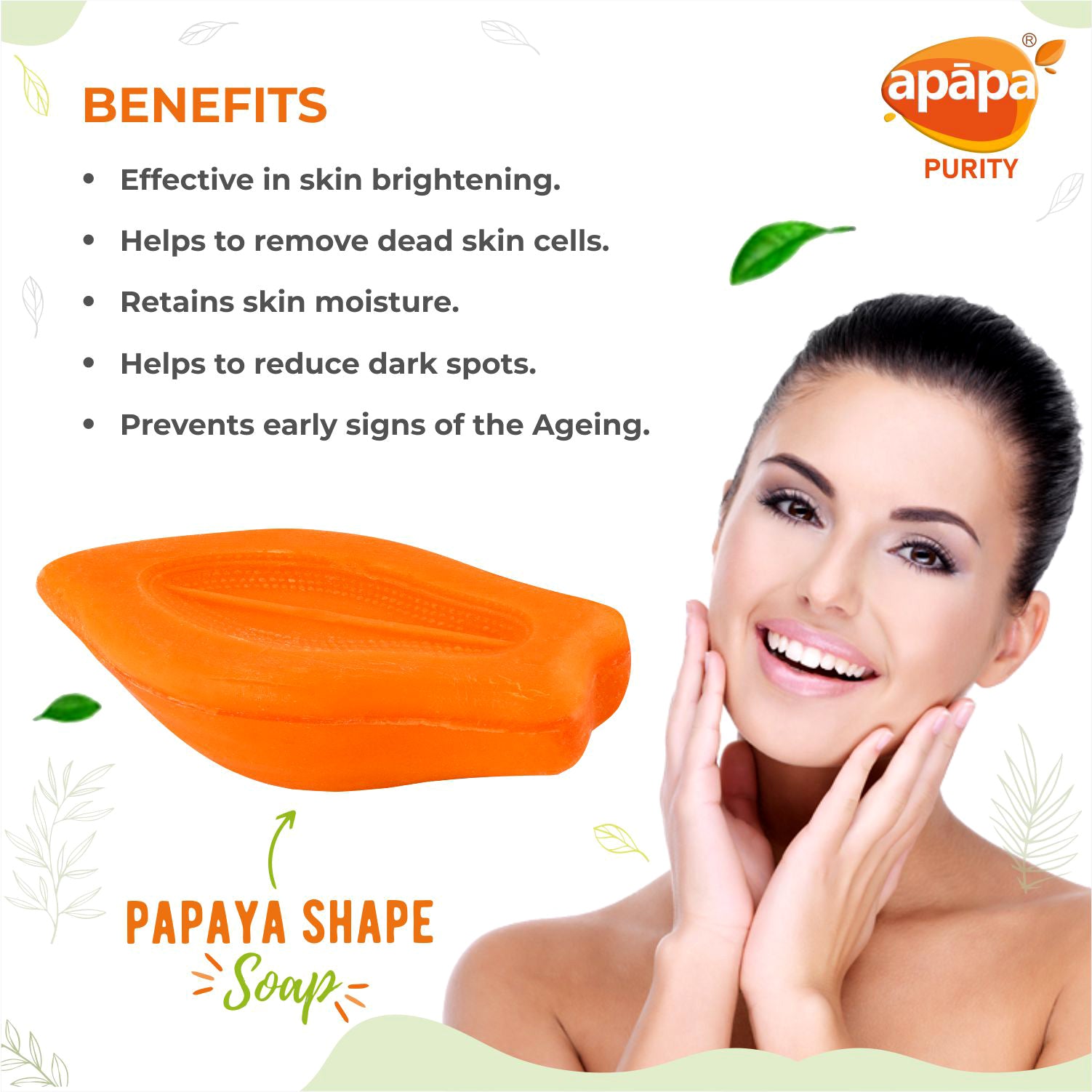 APĀPA Papaya Soap 150 gm