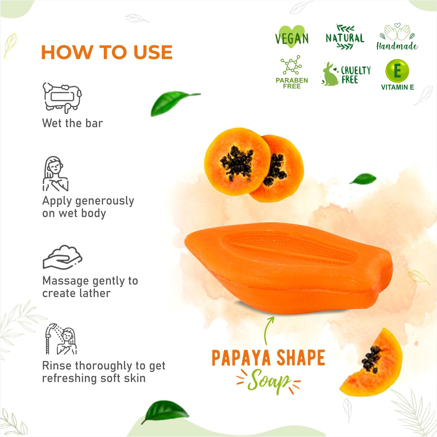 APĀPA Papaya Soap 150 gm