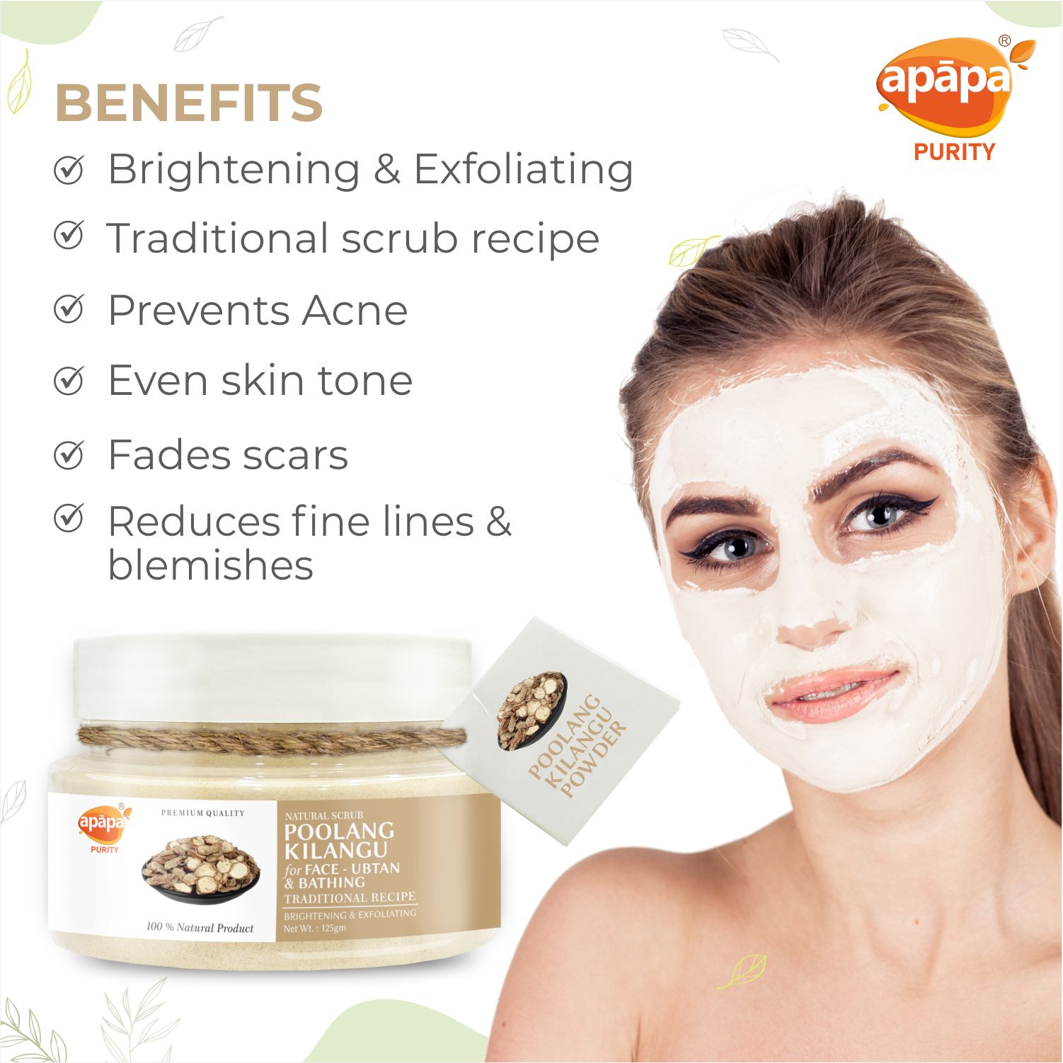APĀPA Anti-bacterial Poolangkilangu Powder
