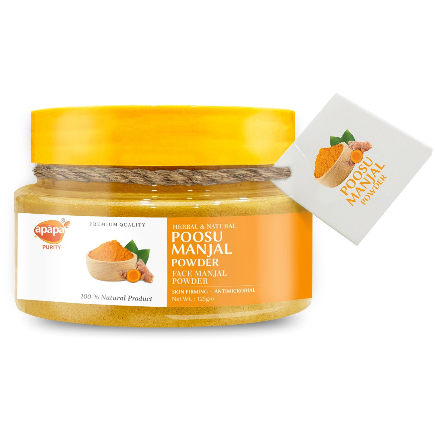 APĀPA Face Manjal - Poosu Manjal Powder for Skin