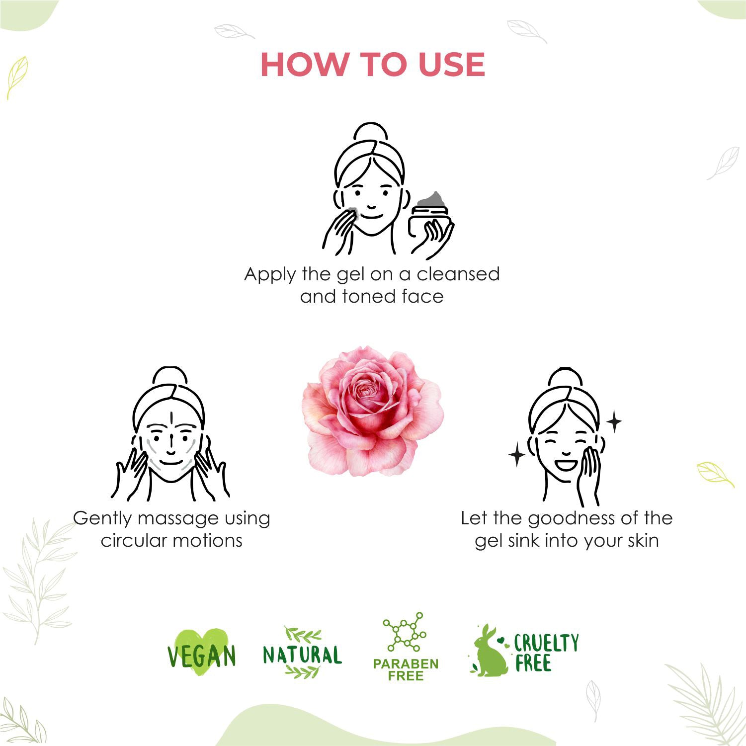 Apapa Face Rose Gel 200gm