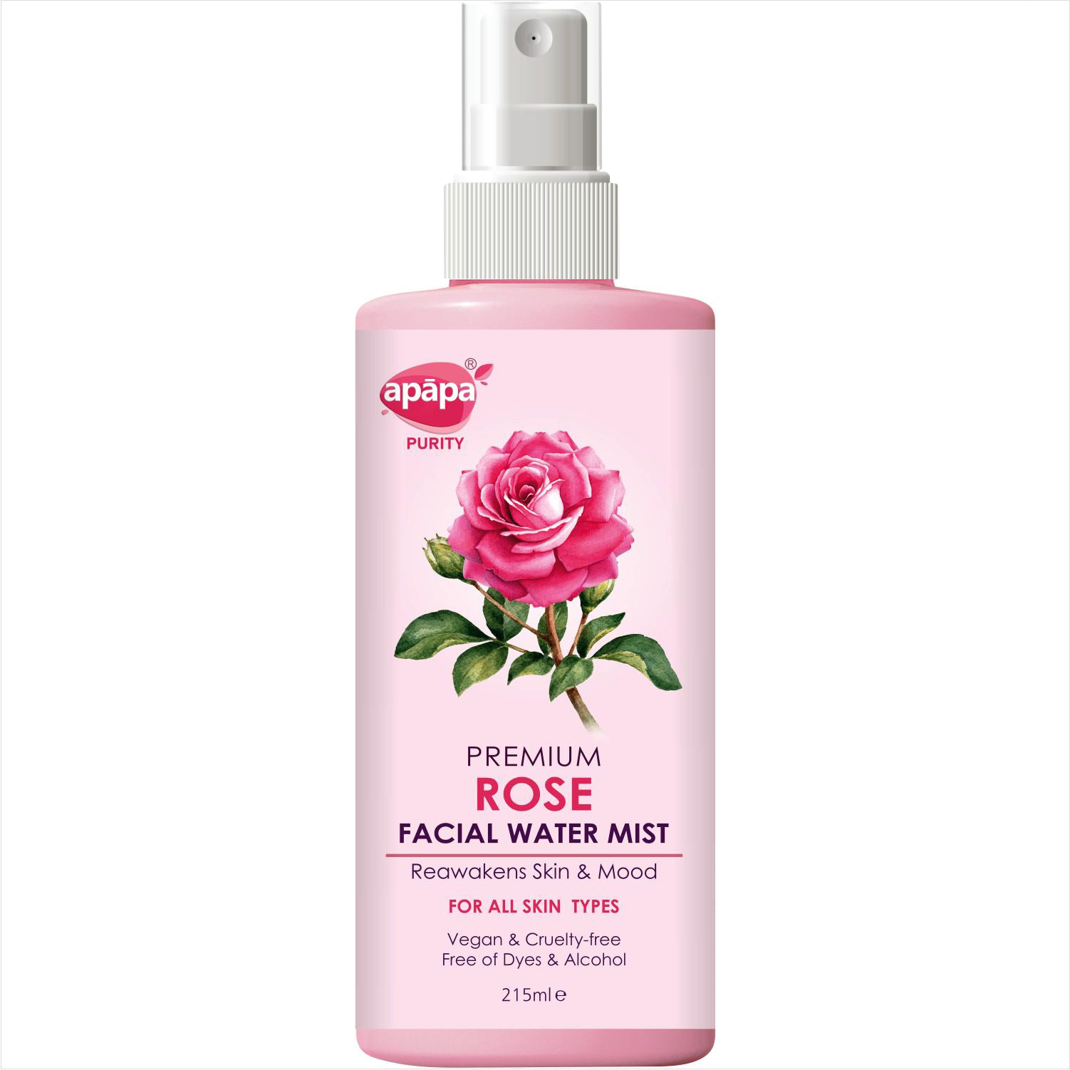 APĀPA Premium Rose Facial Water 215ml