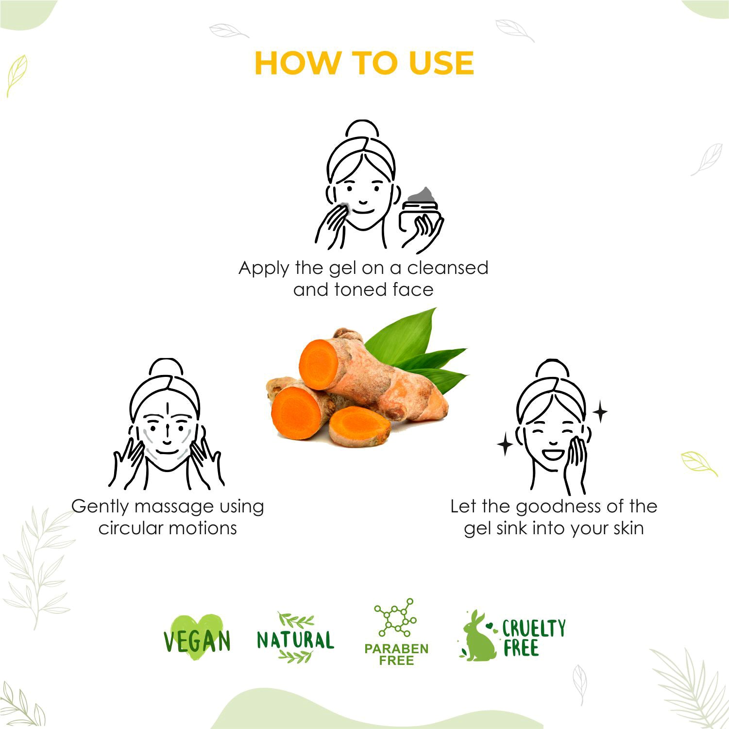 Apapa Face Turmeric Gel 200gm