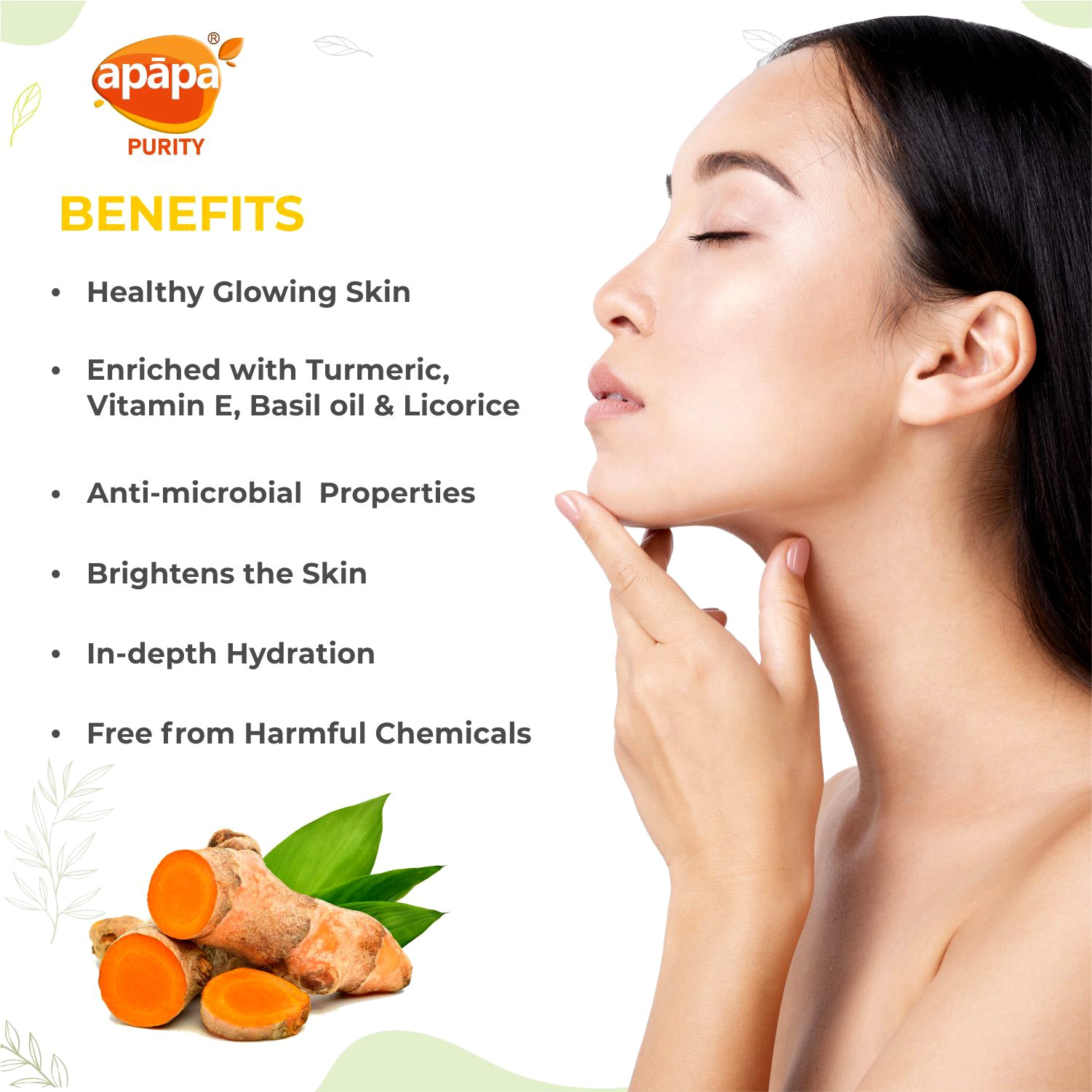 Apapa Turmeric Cream 200gm