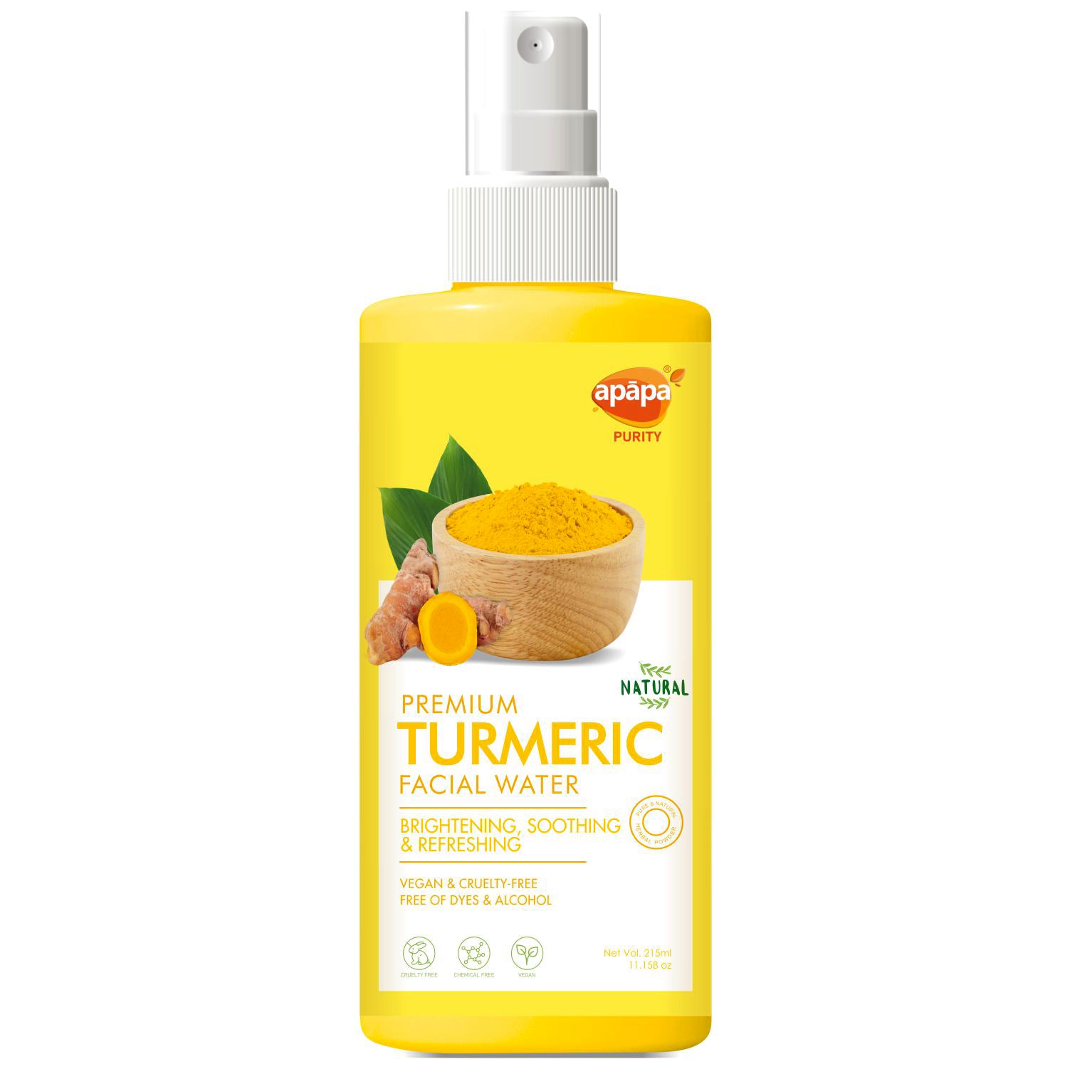 APĀPA Premium Facial Water Turmeric 215ml