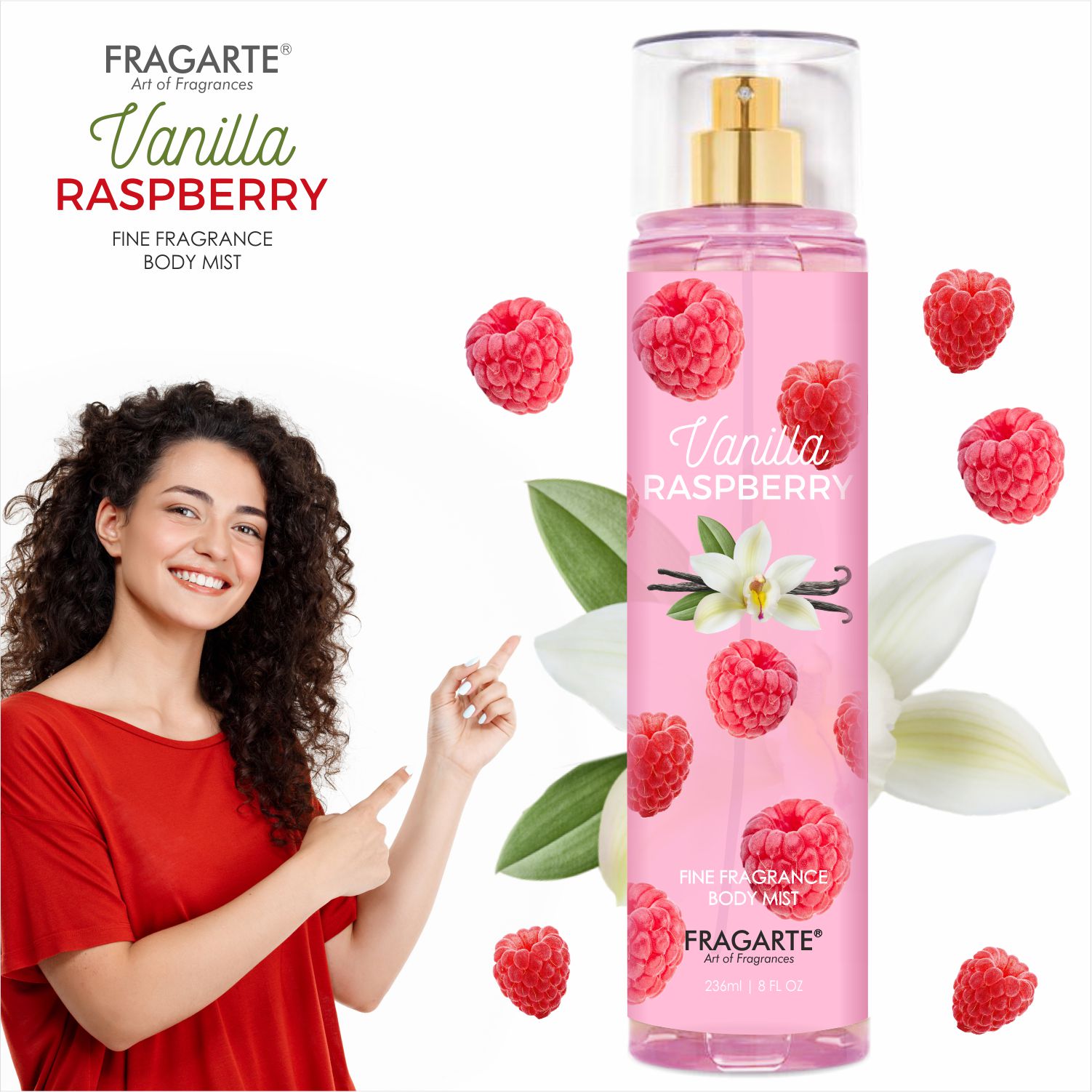 Fragarte Body Mist Vanilla Raspberry