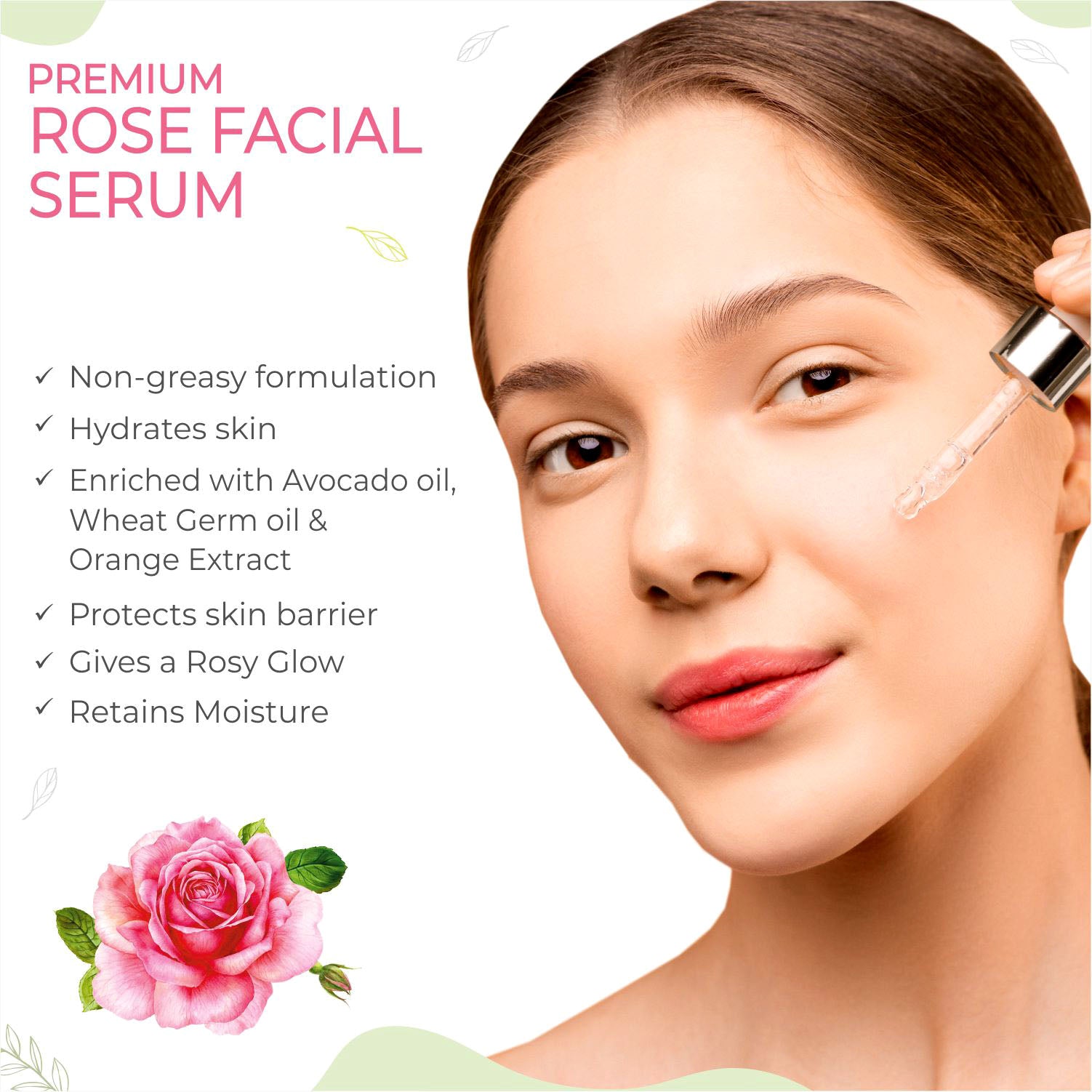 APĀPA Premium Rose Facial Serum