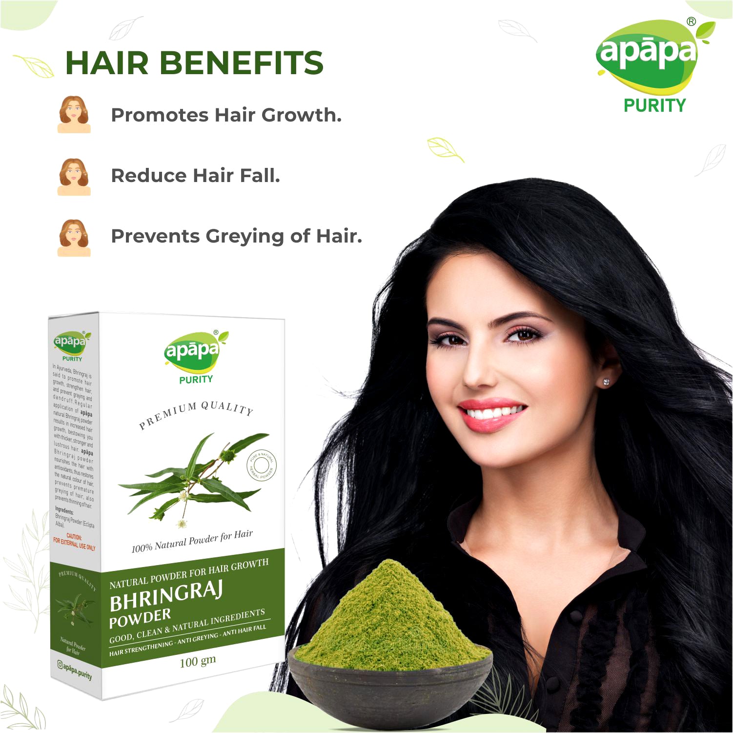 Bhringraj + Indigo + Henna