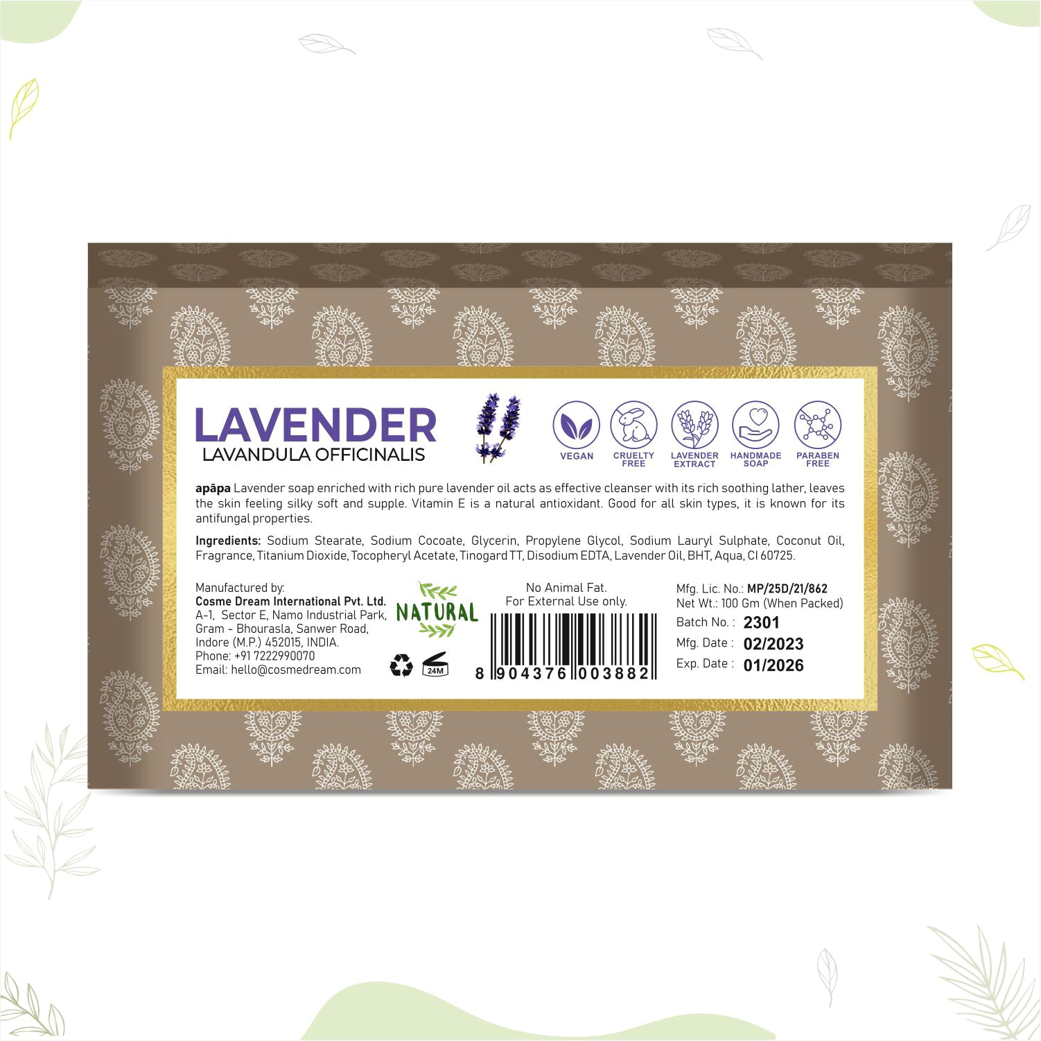 LAVENDER HANDMADE SOAP