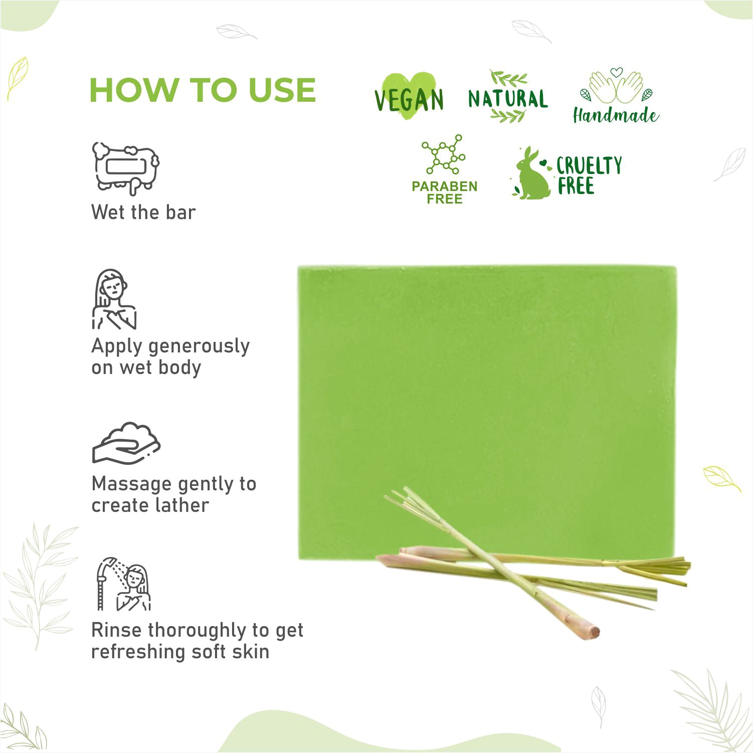 LEMONGRASS HANDMADE SOAP