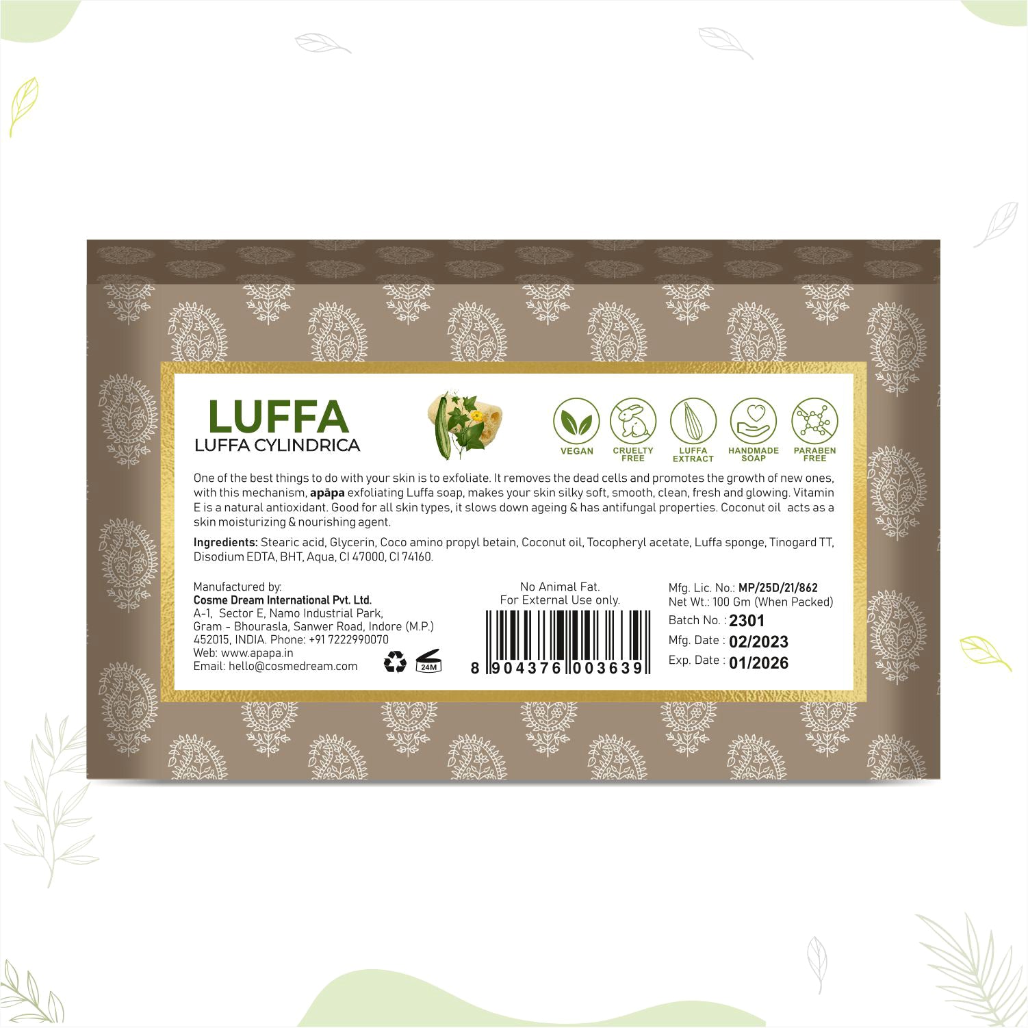 LUFFA HANDMADE SOAP