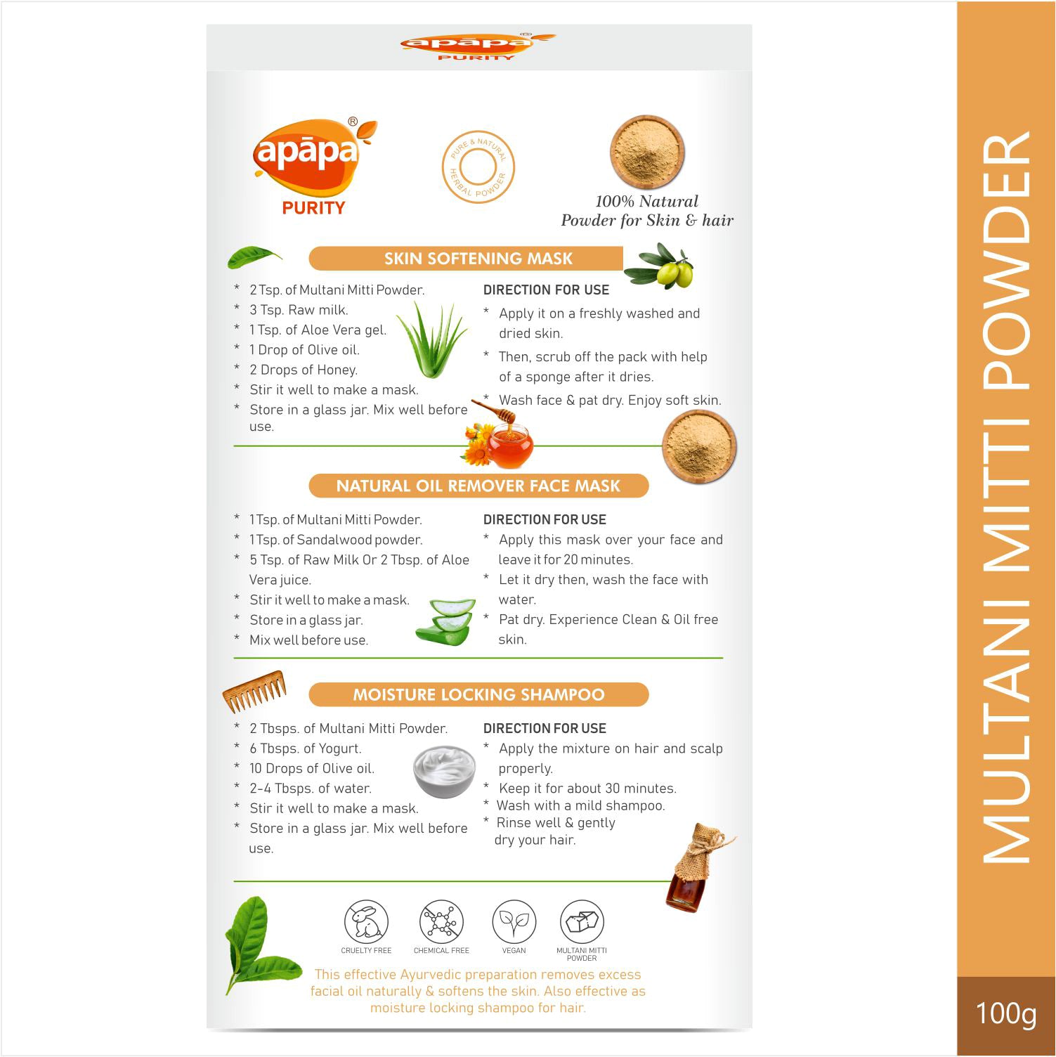 APĀPA Deep Cleansing Multani Mitti