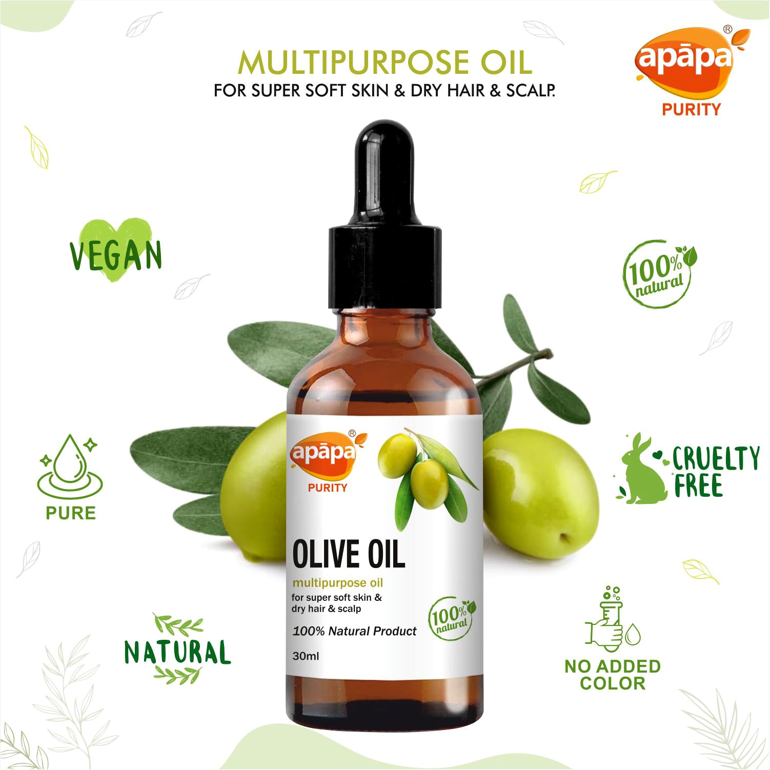 APĀPA Nourishing & Moisturizing Olive Oil