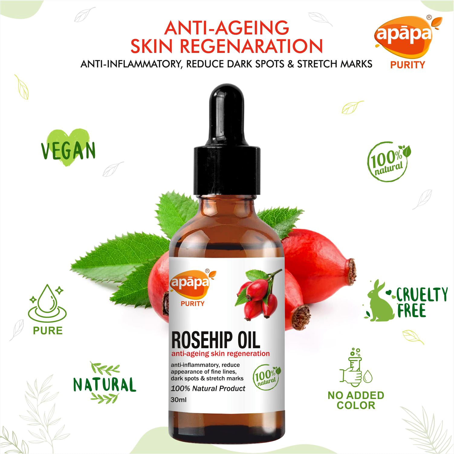 APĀPA Anti-Aging ROSEHIP Oil