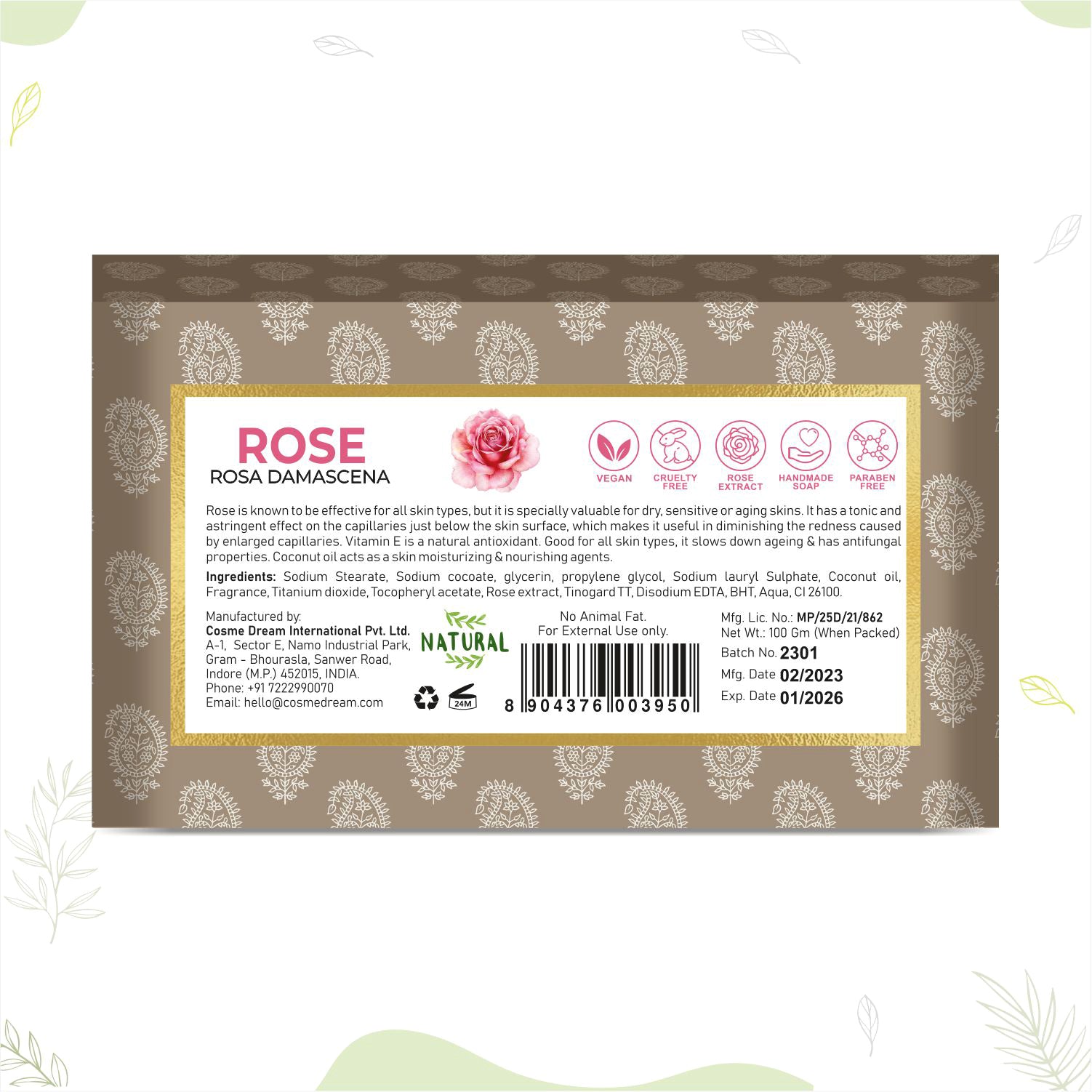 ROSE HANDMADE SOAP