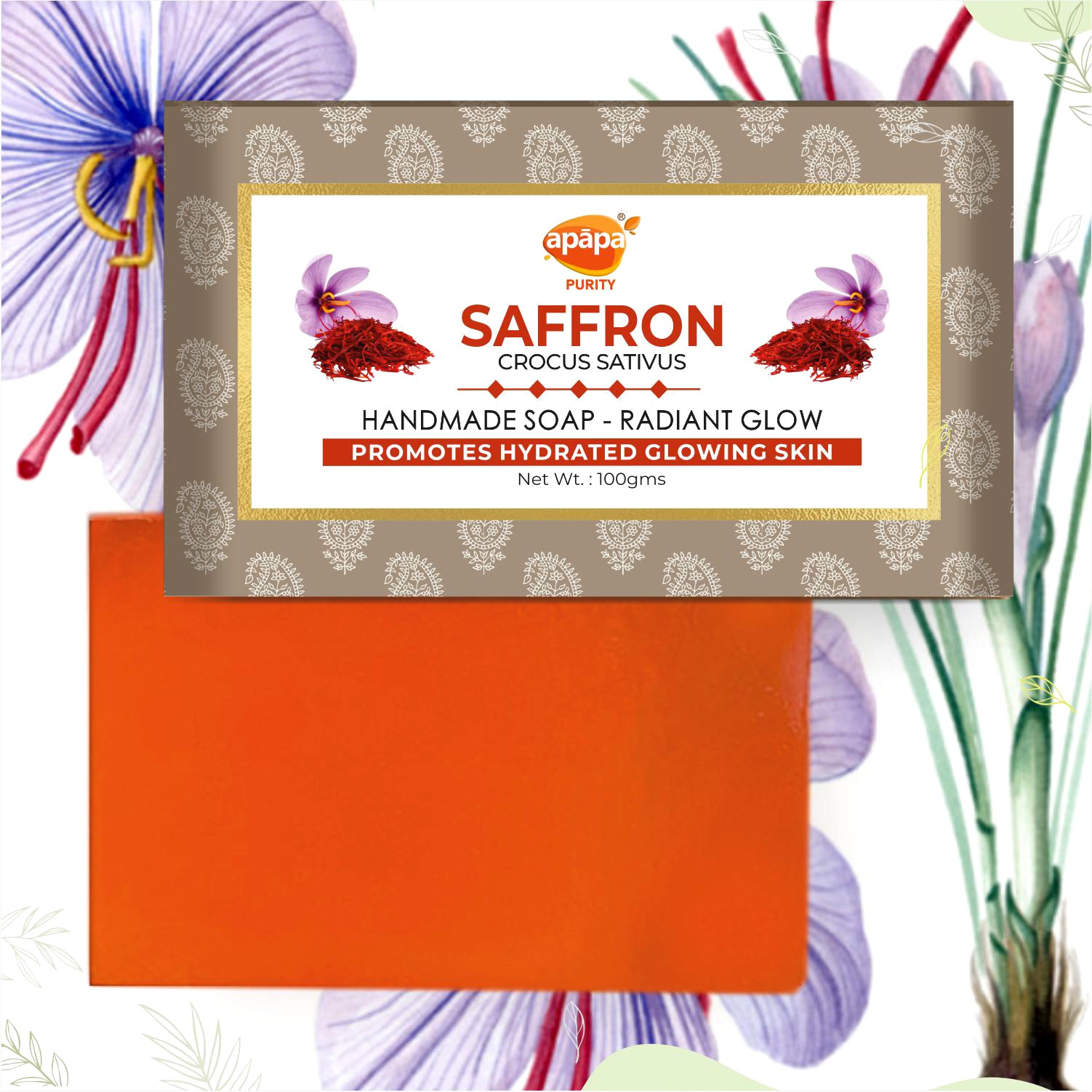 SAFFRON HANDMADE SOAP