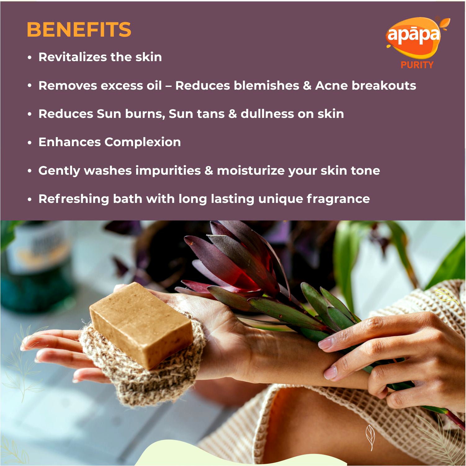 Sandal Handmade Soap