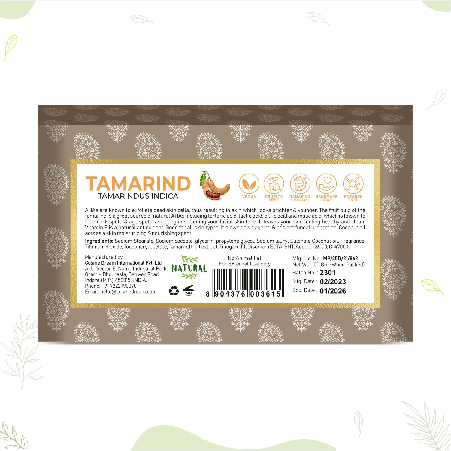 TAMARIND HANDMADE SOAP