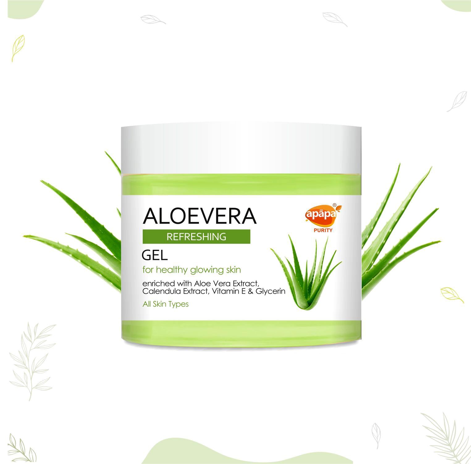 Apapa Face Aloevera Gel 200gm