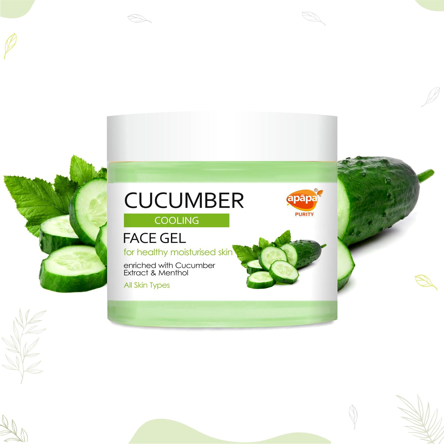 Apapa Face Cucumber Gel 200gm