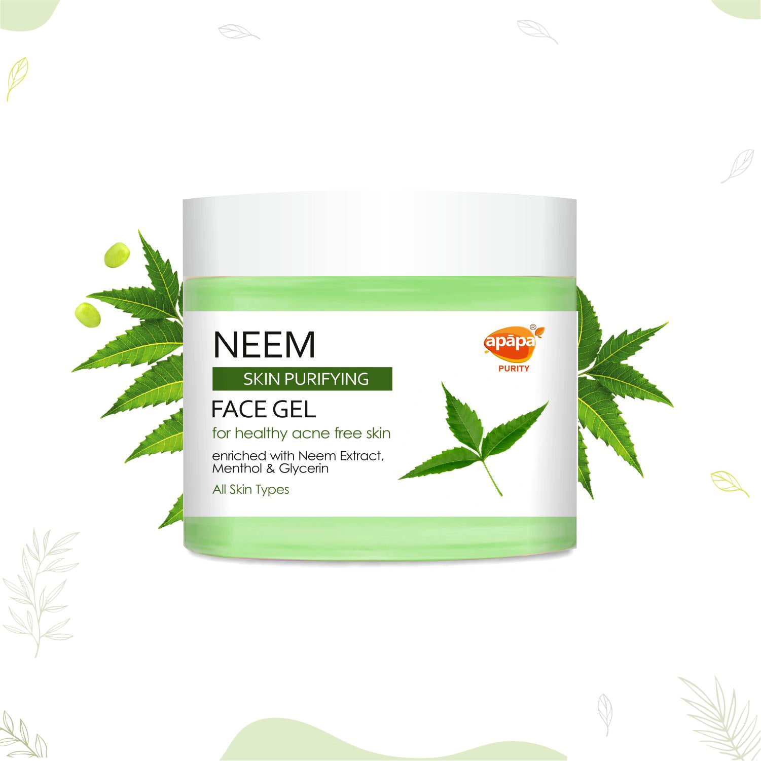 Apapa Face Neem Gel 200gm