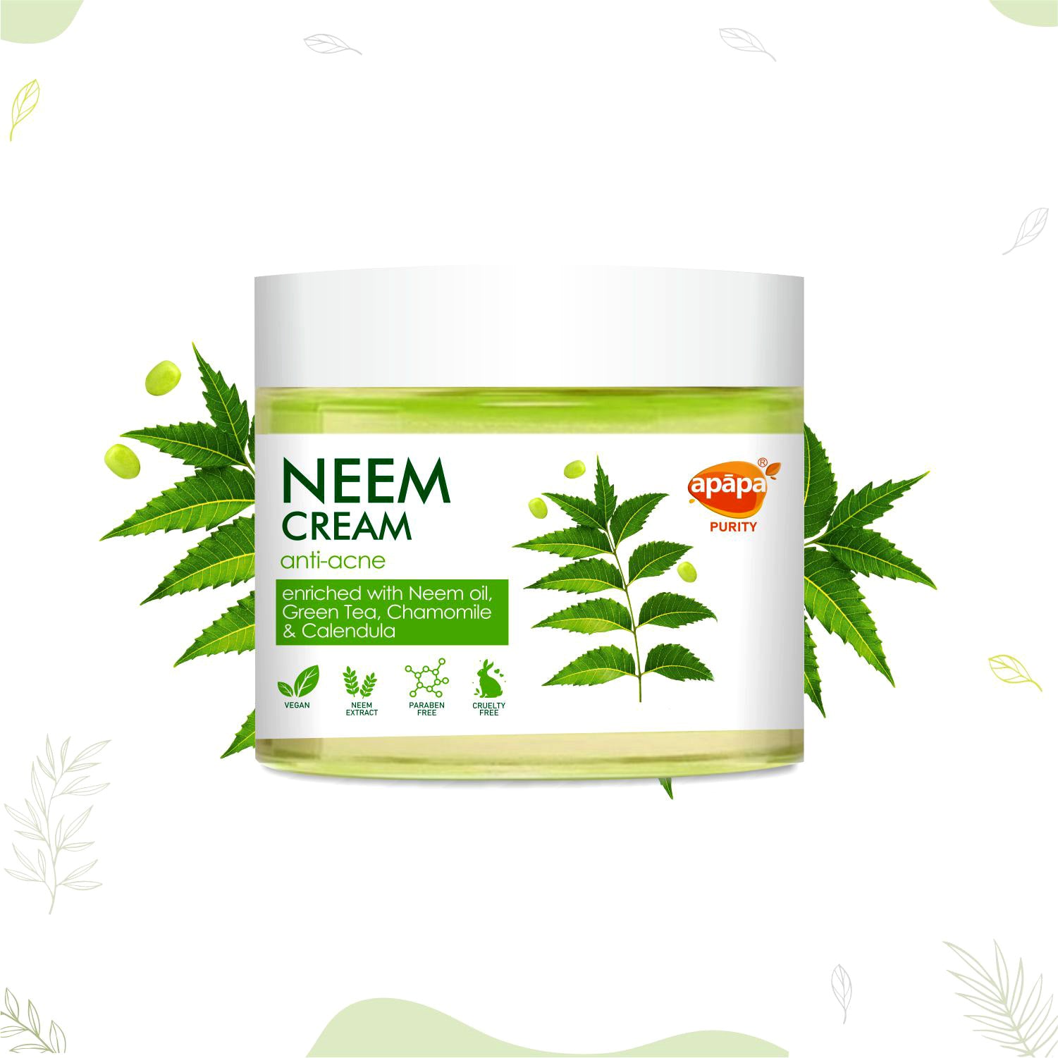 Apapa Face Neem Cream 200gm