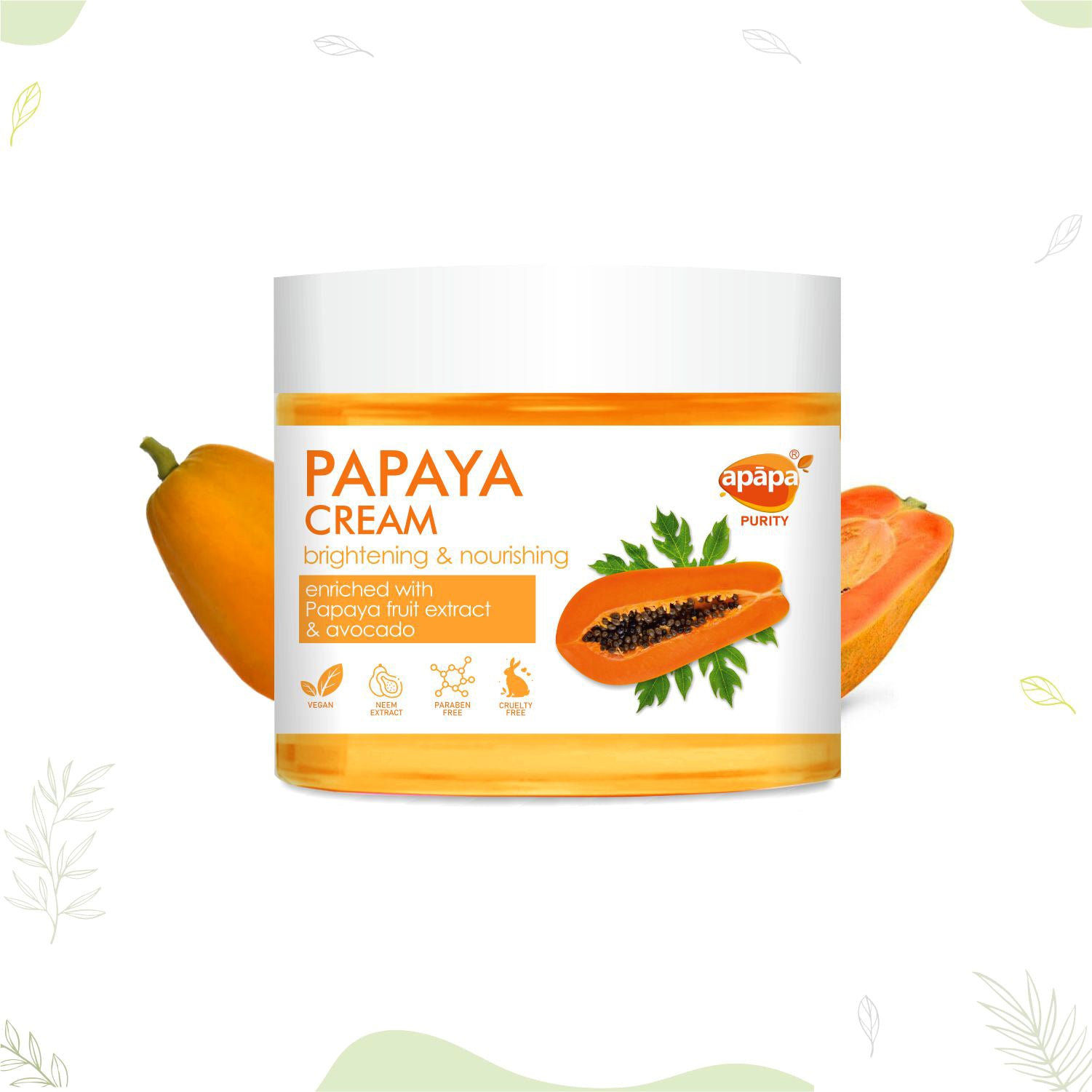 Apapa Face Papaya Cream 200gm