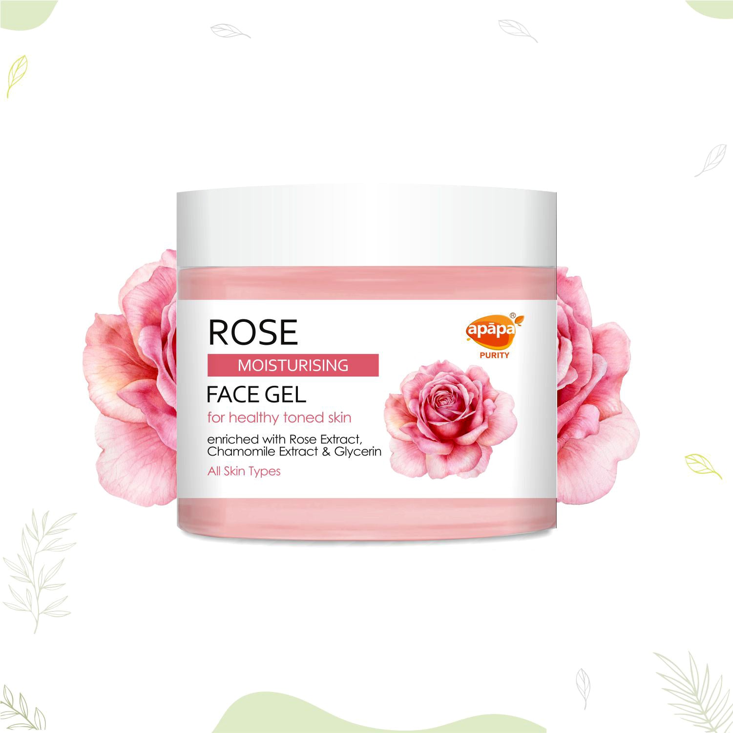 Apapa Face Rose Gel 200gm