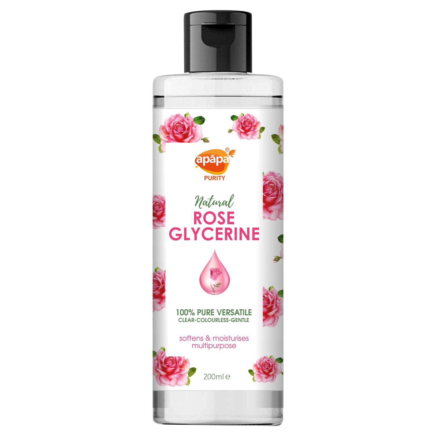 APĀPA Natural Rose Glycerine 200ml