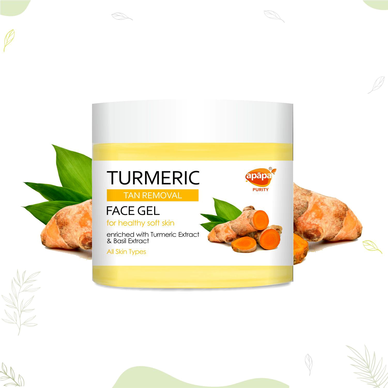 Apapa Face Turmeric Gel 200gm