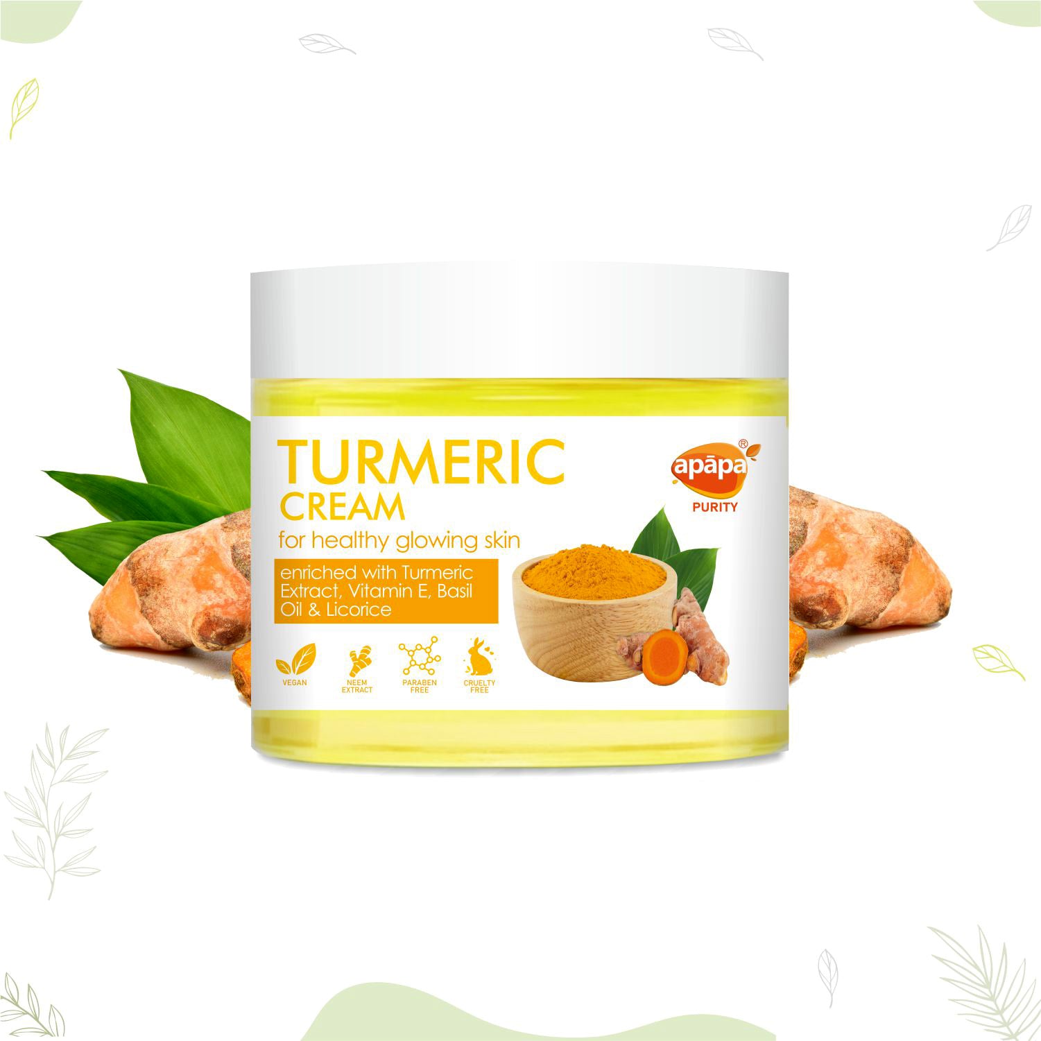 Apapa Turmeric Cream 200gm