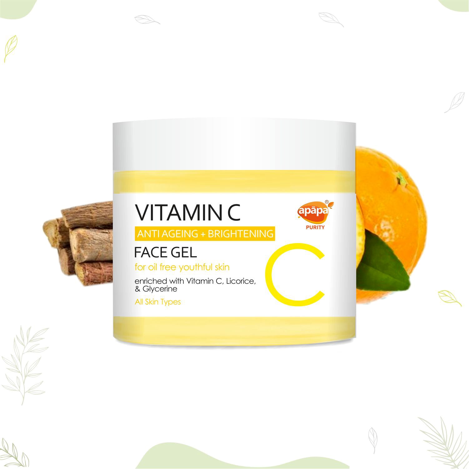 Apapa Face Gel Vitamin C 200gm