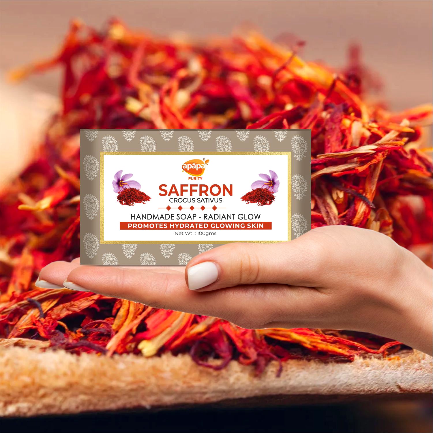 SAFFRON HANDMADE SOAP